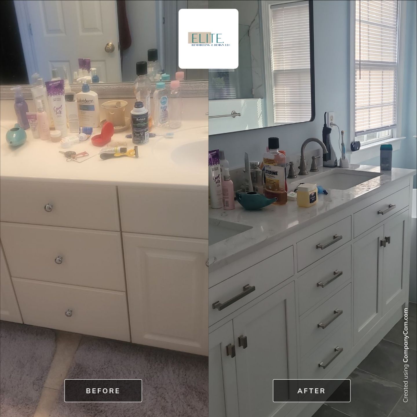 A Stunning Cary Bathroom Reimagined by Elite Remodeling and Design LLC