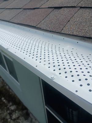 Gutter Guard and New Downspouts Installation in Punta Gorda FL