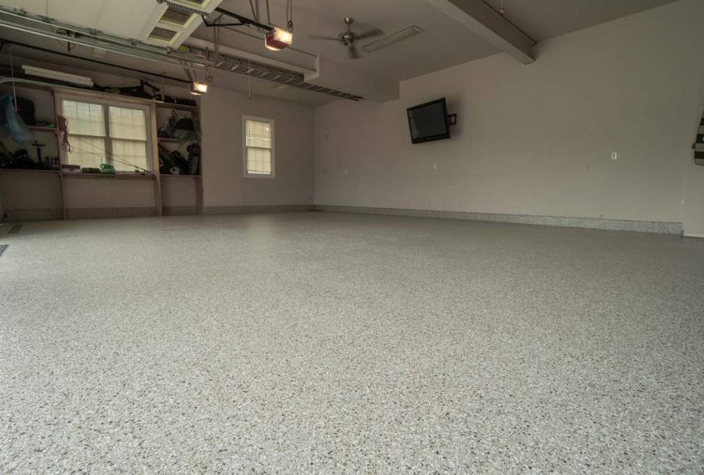 Hallet Residence - Garage Floor Coating by Level 10 Coatings
