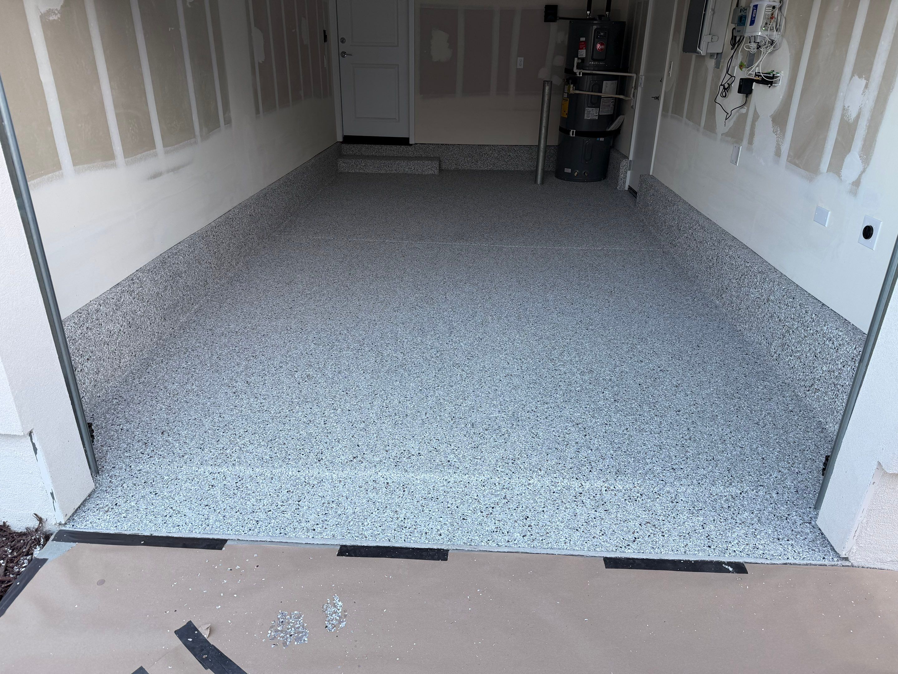 Clean 1 car garage by Matt Gifford Painting LLC