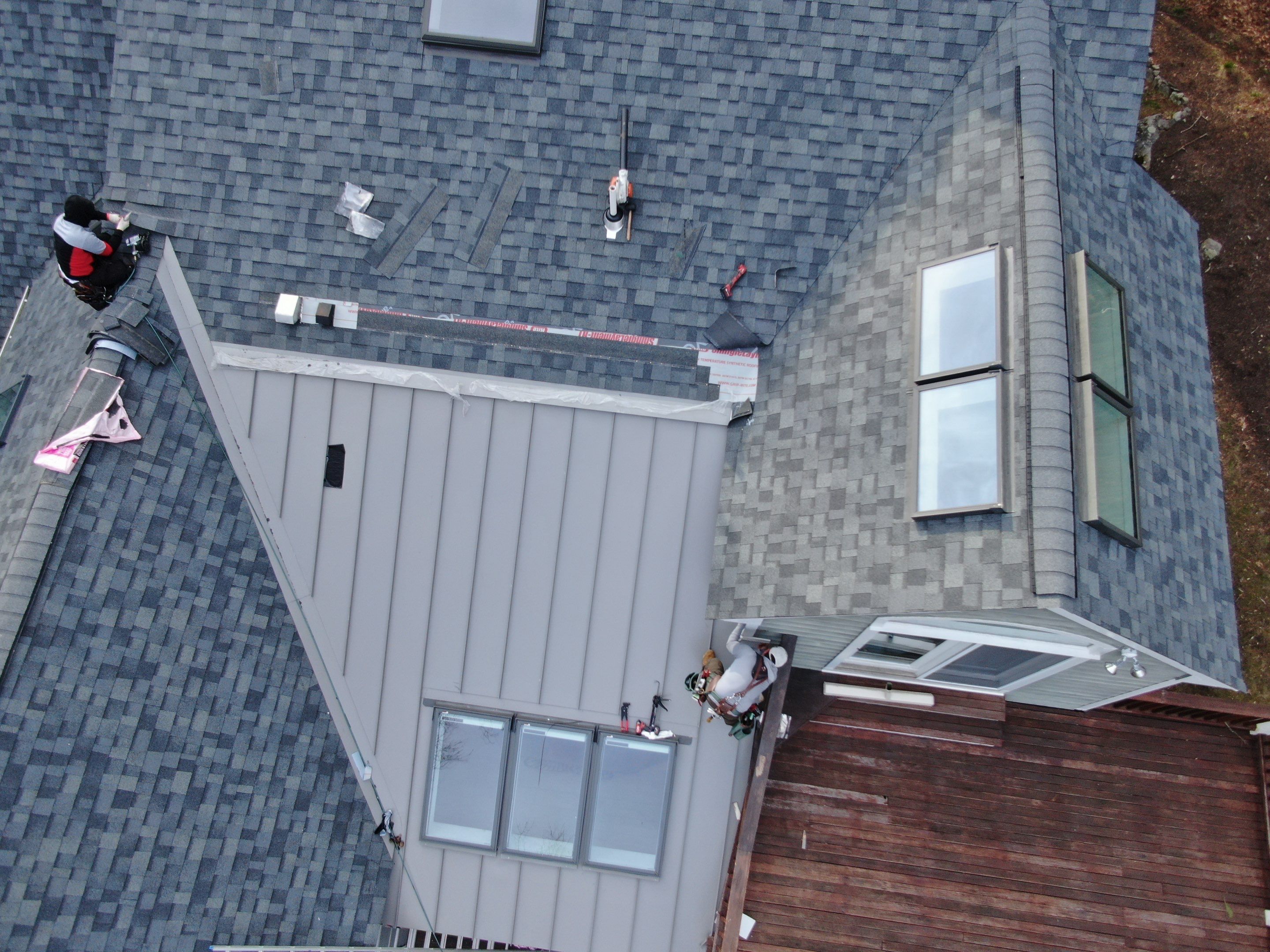 Project: Full Roof Replacement — Asphalt Shingle + Standing Seam Metal by Mighty Dog Roofing of Greater Middlesex County