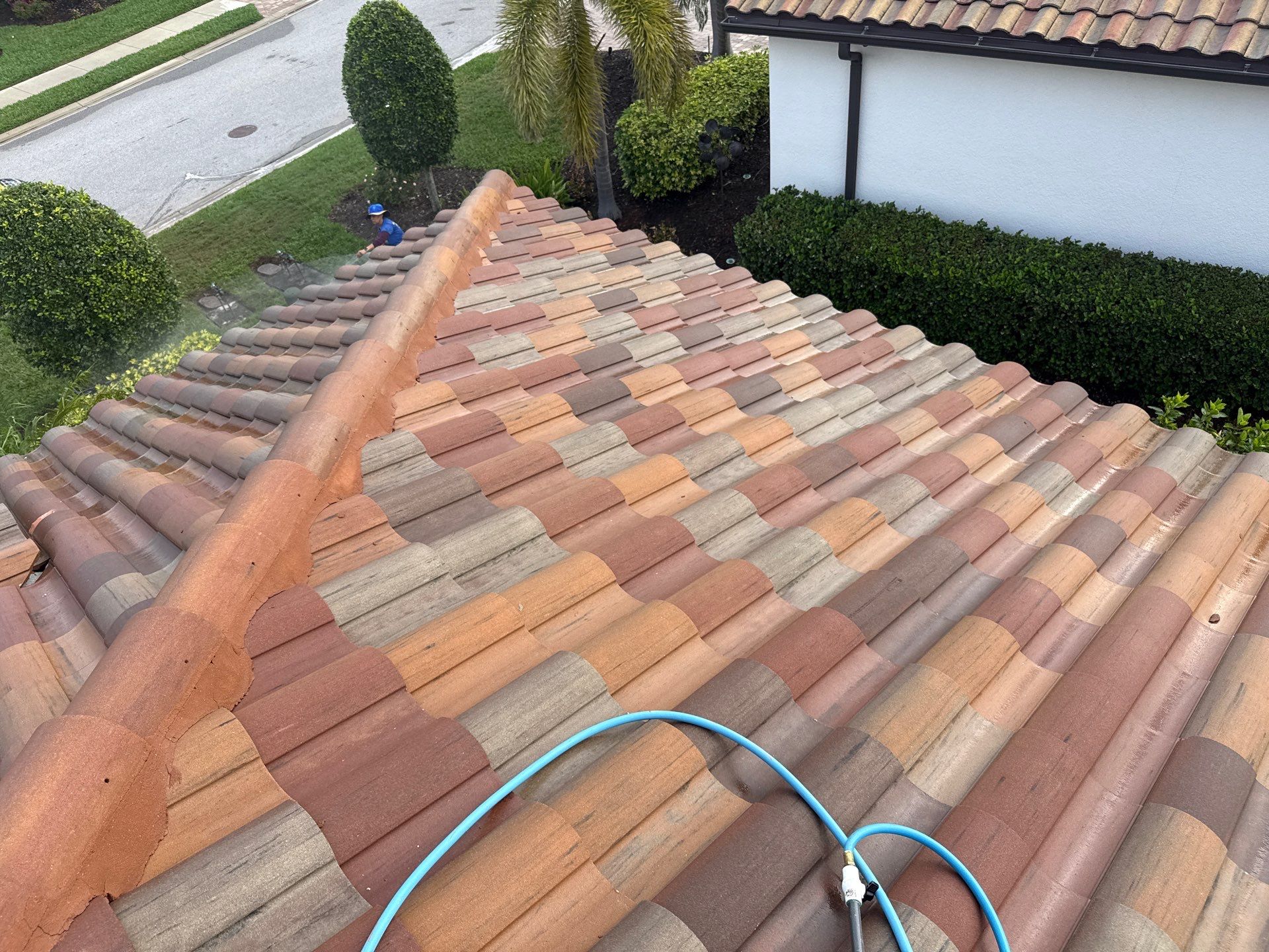 Paver Pool Deck, Driveway & Concrete Tile Roof Cleaning in River Strand, Bradenton, FL | Sunshine AquaWash by Sunshine AquaWash