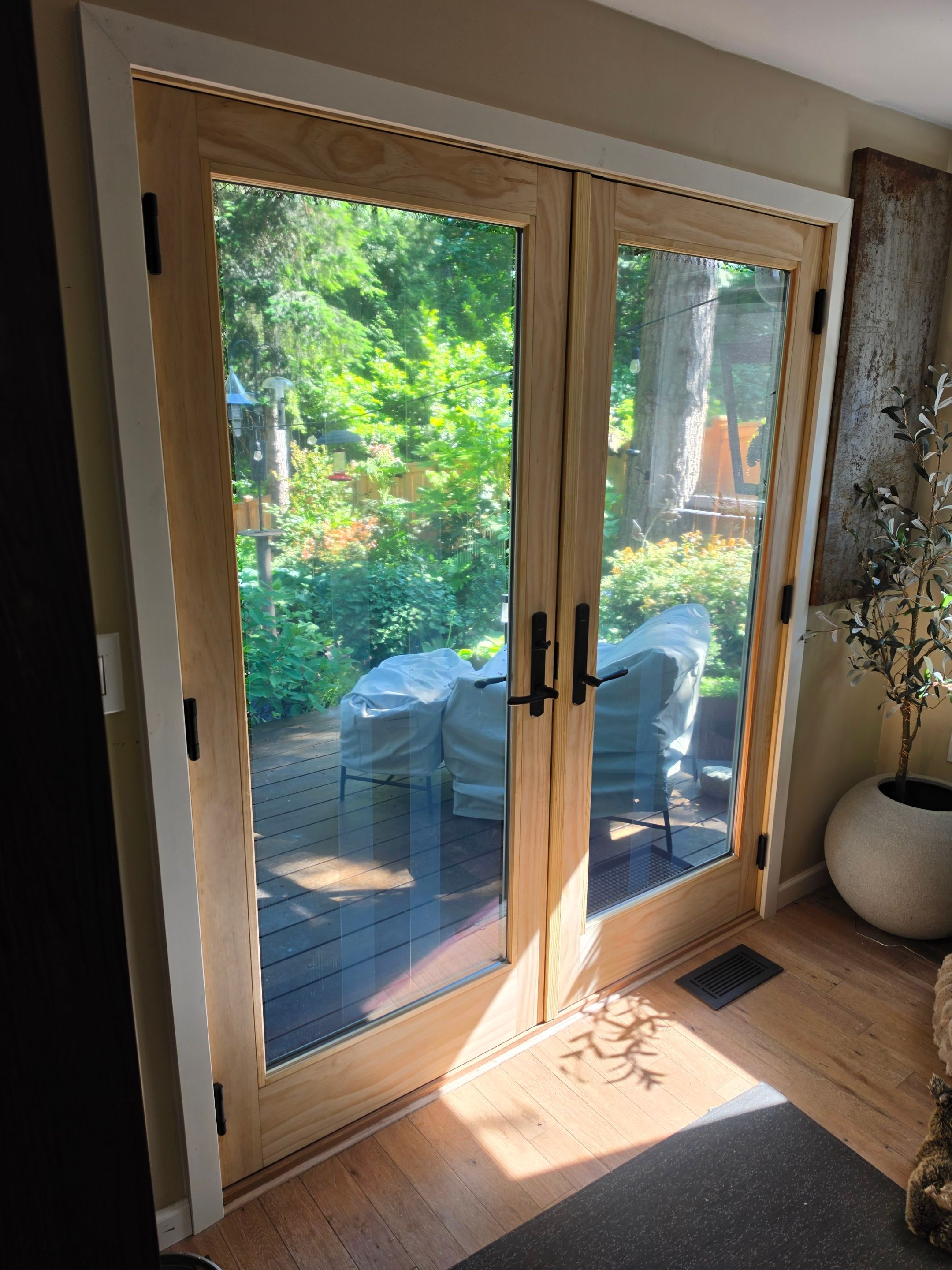 Andersen Fibrex Window Replacement and French Door Installation in Kenmore by Emerald City Energy