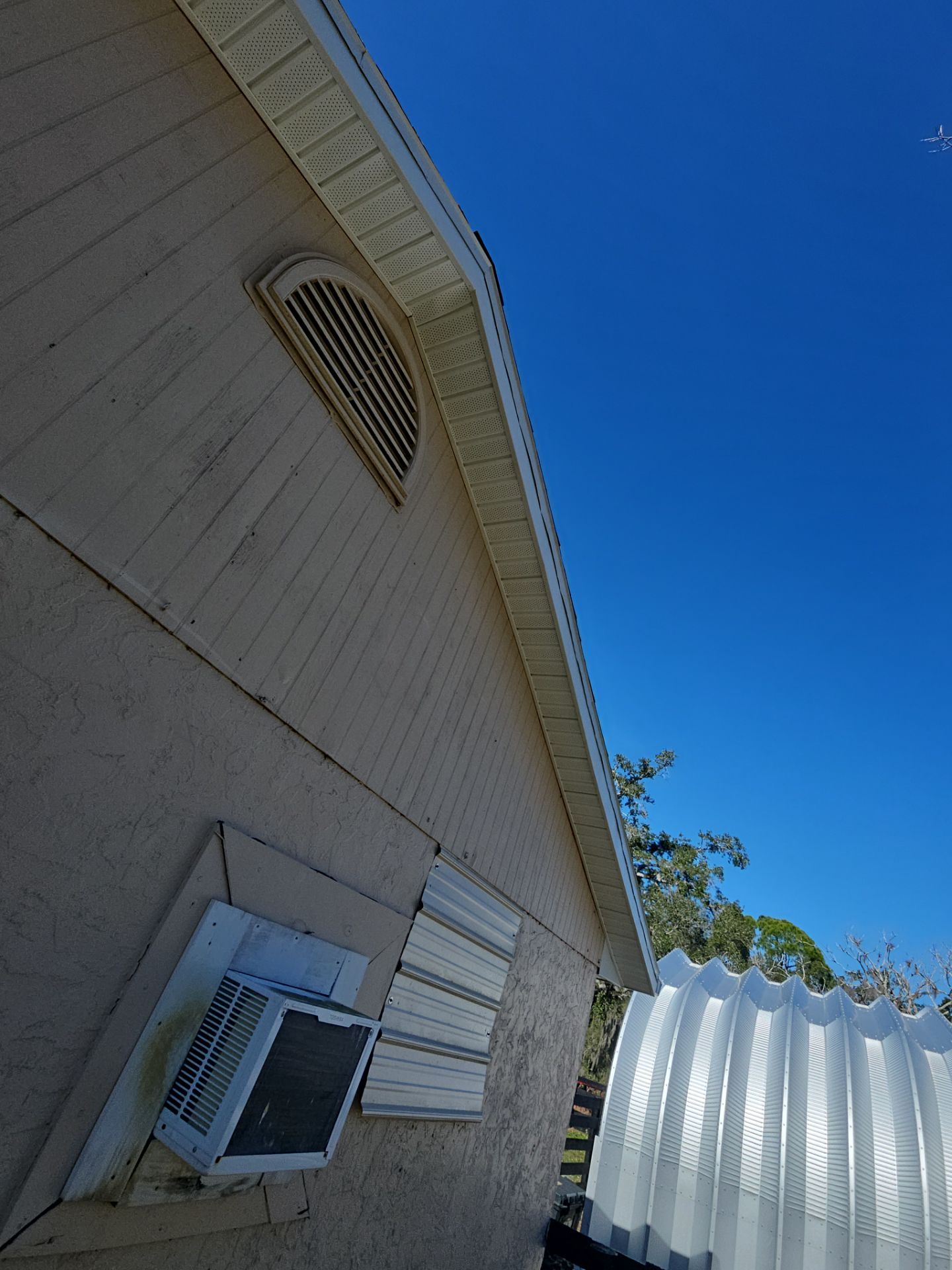 Soffit and Fascia Installation and Smooth Box Gutters and Downspouts in Sarasota FL by Gutter Professors