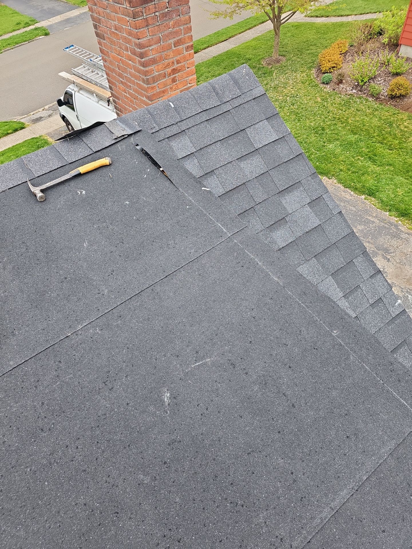 Residential Roofing Installation using Owens Corning TruDefinition Duration AR - Onyx Black & New Siding Install using Certainteed Sterling gray by A Plus Exterior