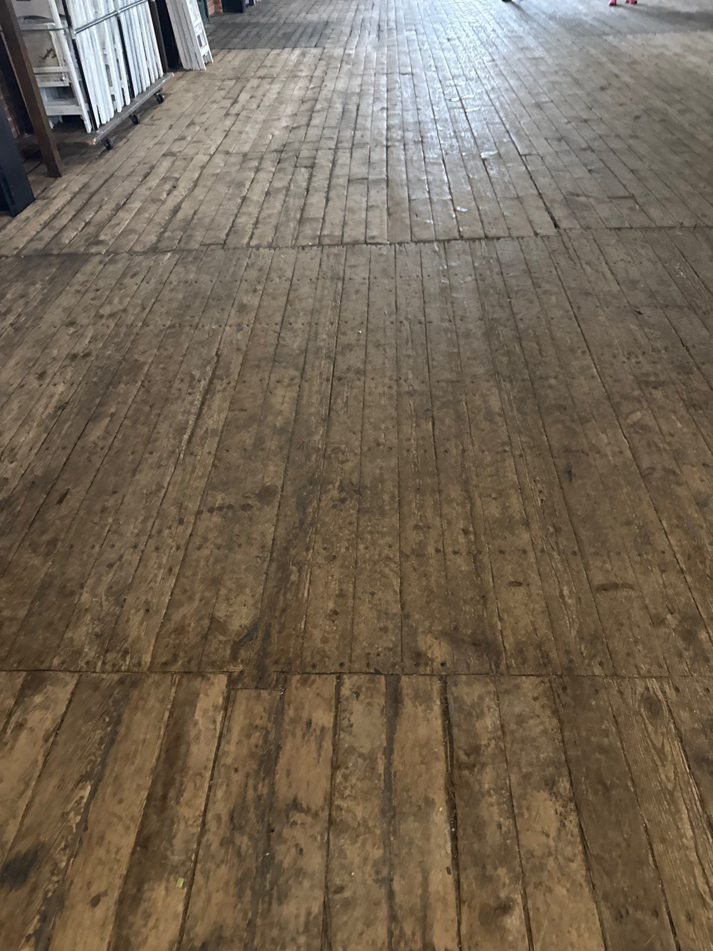 Historic restoration of 1873 floor  by Ann Arbor Hardwoods 