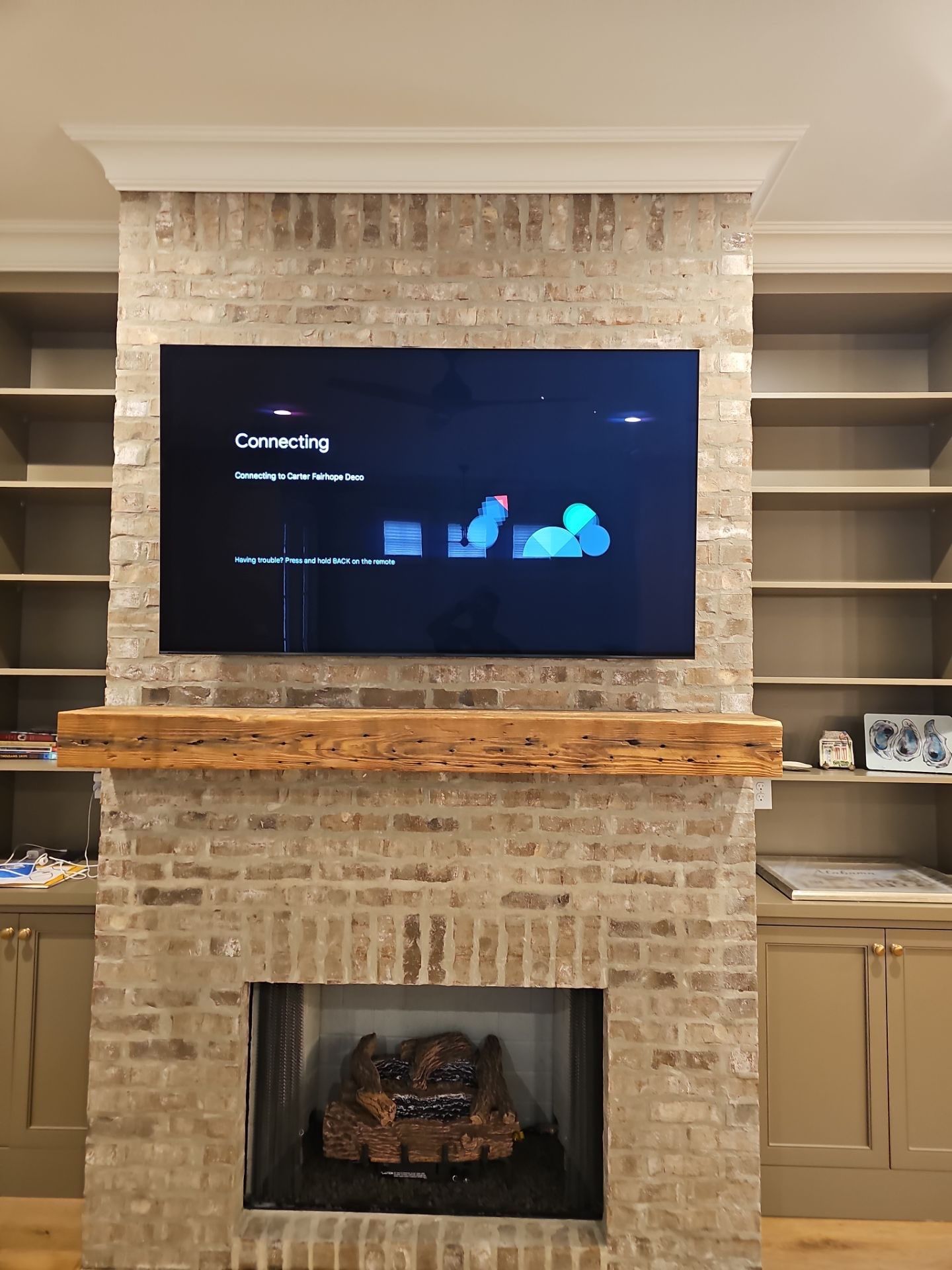 Fireplace TV Mounting Projects by Hangman Mounting & Installation 