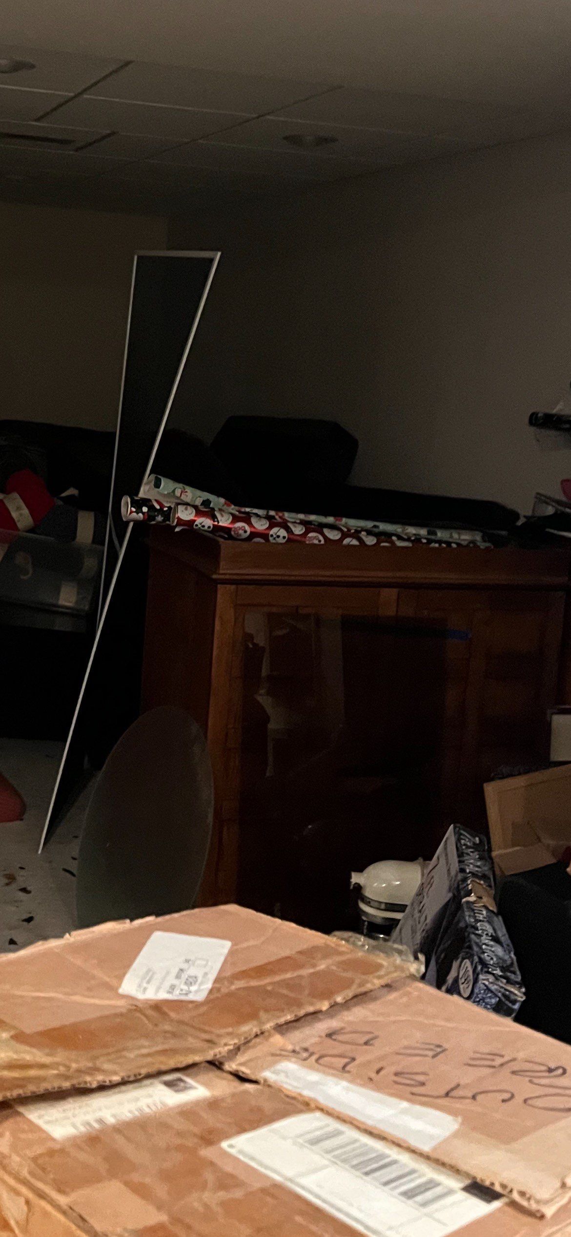 Basement Pipe Burst Emergency Mitigation Demo and Dry Down using Dehumidifiers and Air Movers by Absolute Roofing and Construction