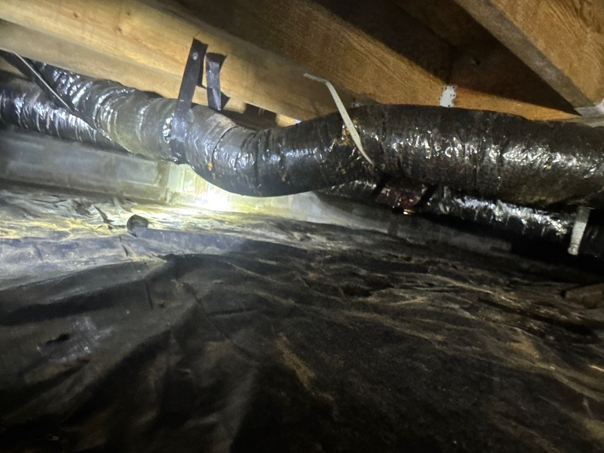 Project in Carrsville by Patriot Crawl Space Repairs