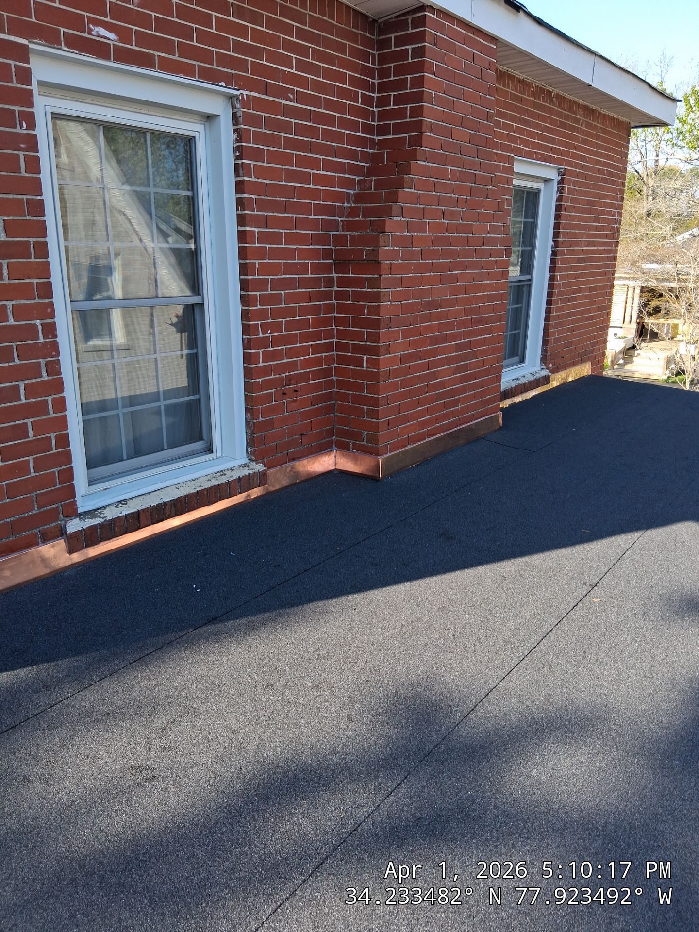 Flat Roof Repair using CertainTeed Flintlastic SA Cap Sheet in Forest Hills - Wilmington, NC by RGR Construction and Roofing, LLC