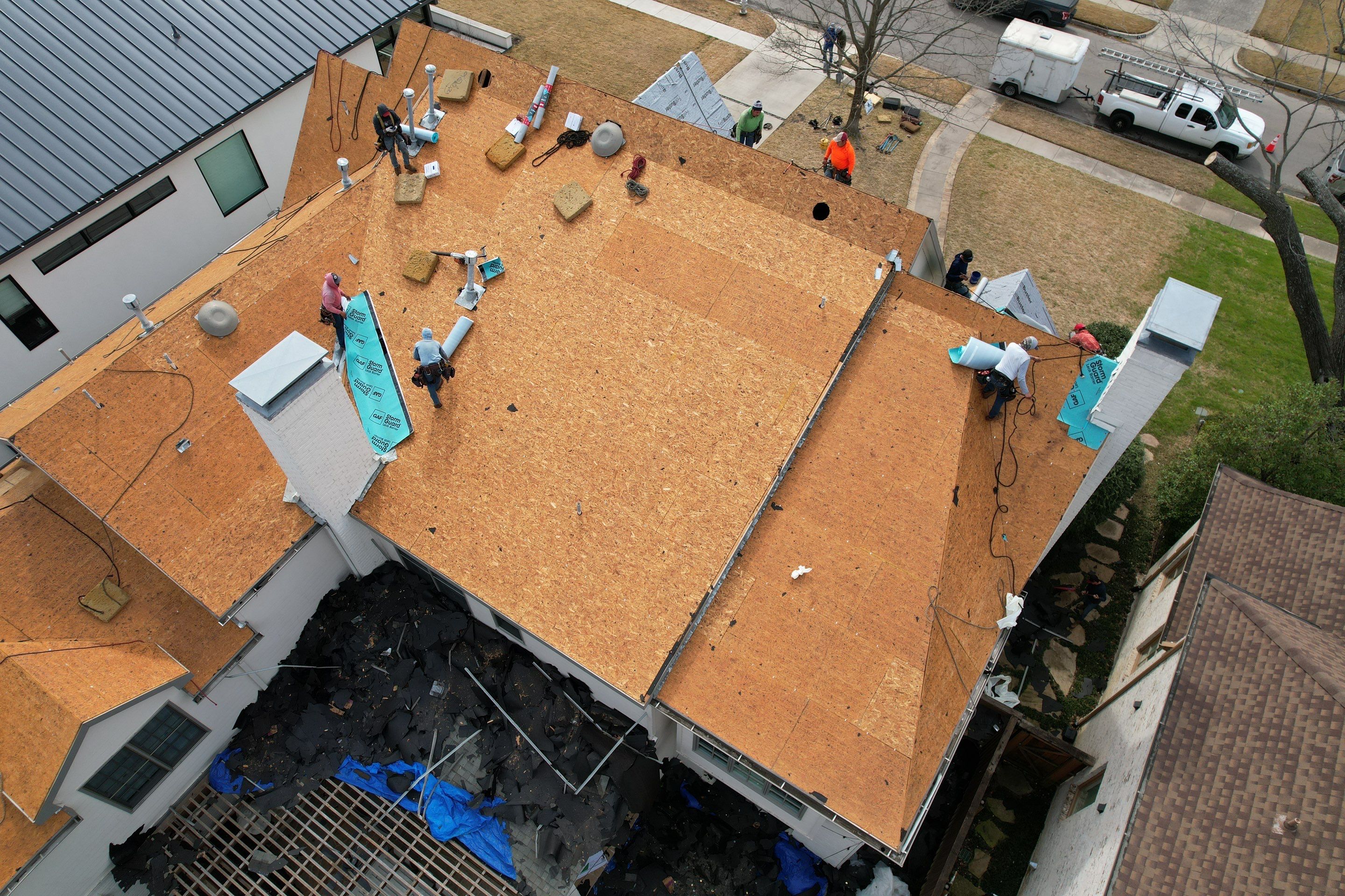 Project in Dallas by Zeus Exteriors