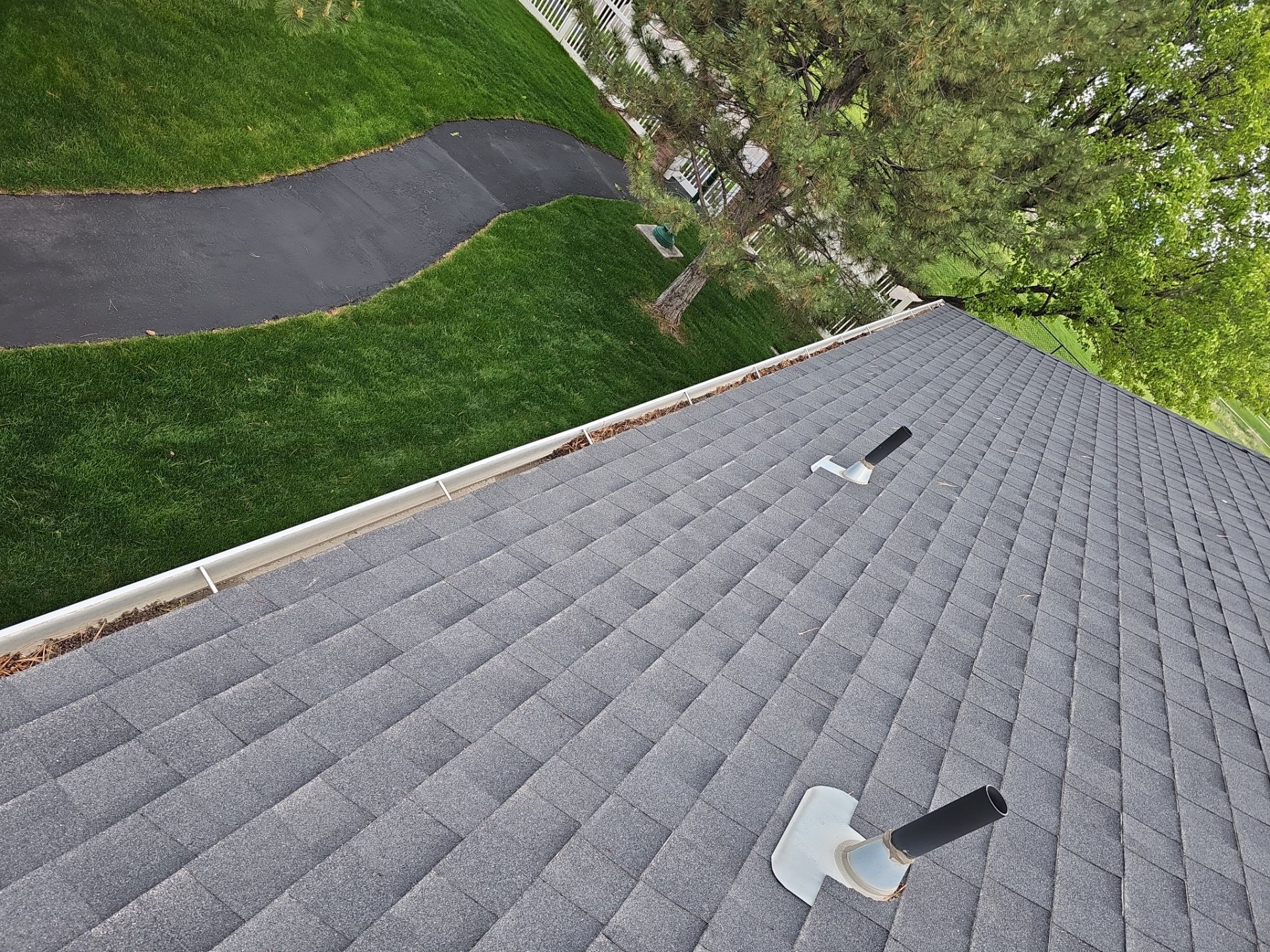 Project in Riverton by Emerald Gotcha Gutters 