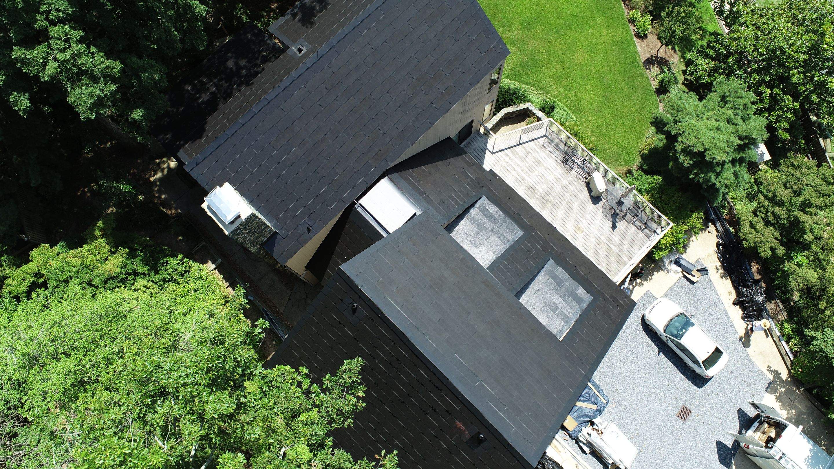 Tesla Solar Roof install Severn River by American Home Contractors