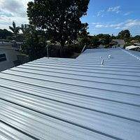 24ga 1.5" Mechanical Seam Mill Finish  by Total Roofing System The Metal Roof Experts