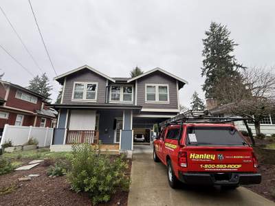 Residential Roof Repair in Progress in Fircrest, WA