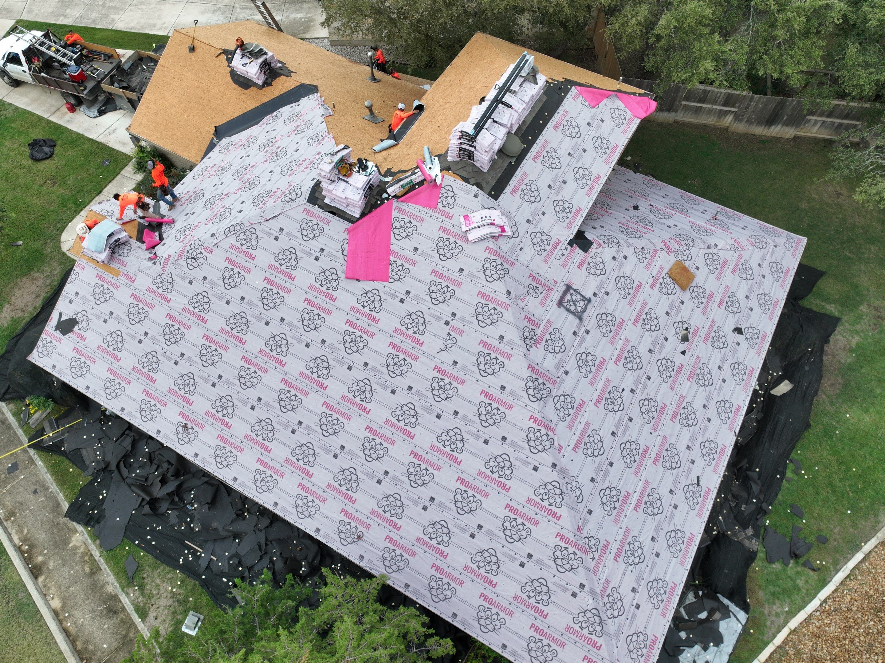 Residential Roof Replacement using Owens Corning Duration Shingles - Onyx Black by Premier Roofing and Contracting
