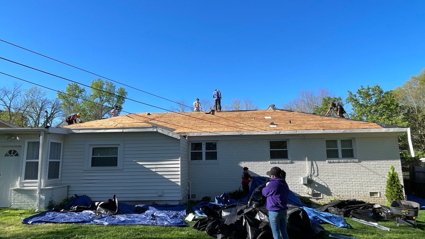 Roof replacement and interior repair by hail damage by Just Brilliant Restoration JBR
