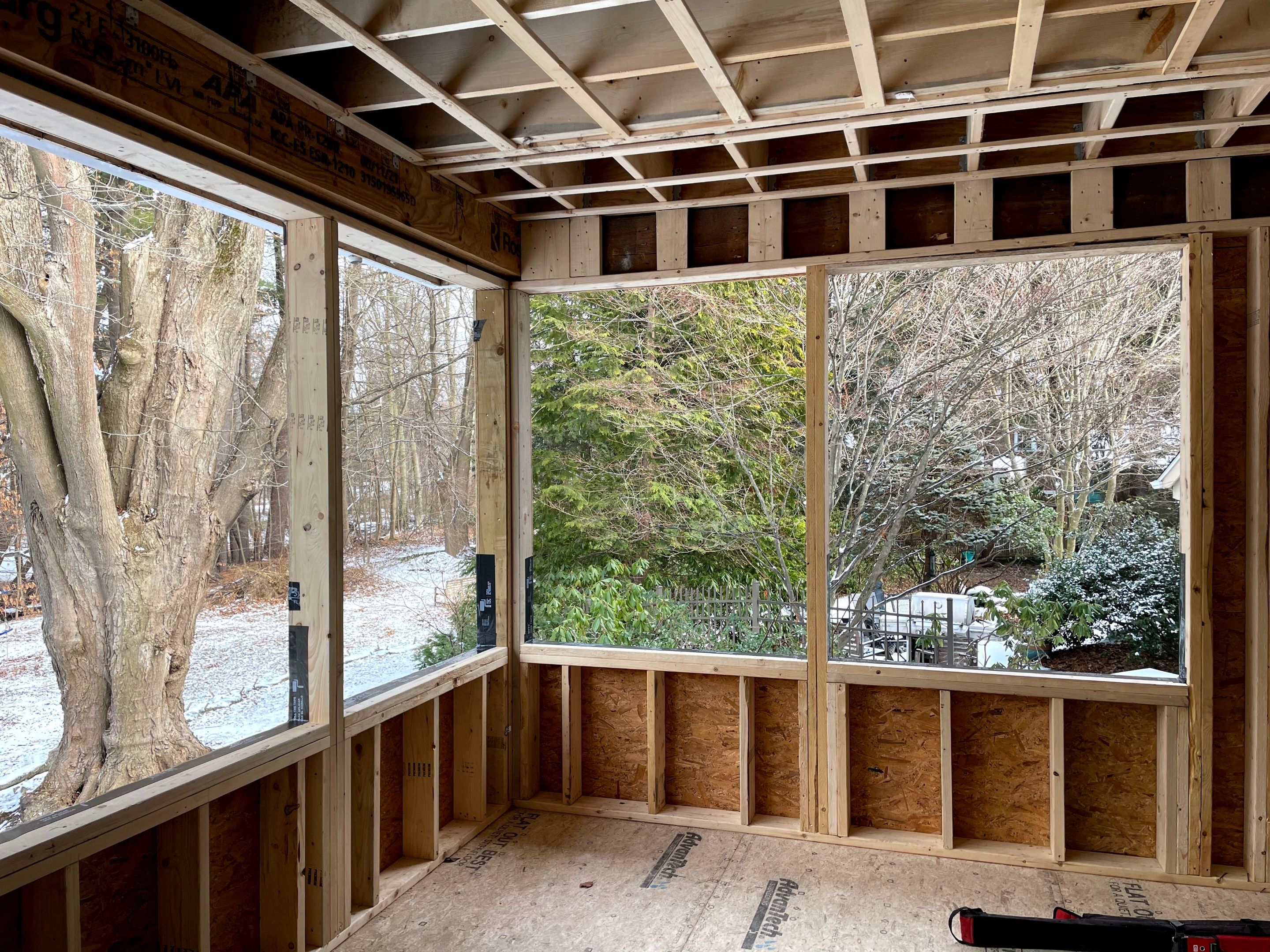 In progress: Exterior renovation in Wellesley MA by UBrothers Construction