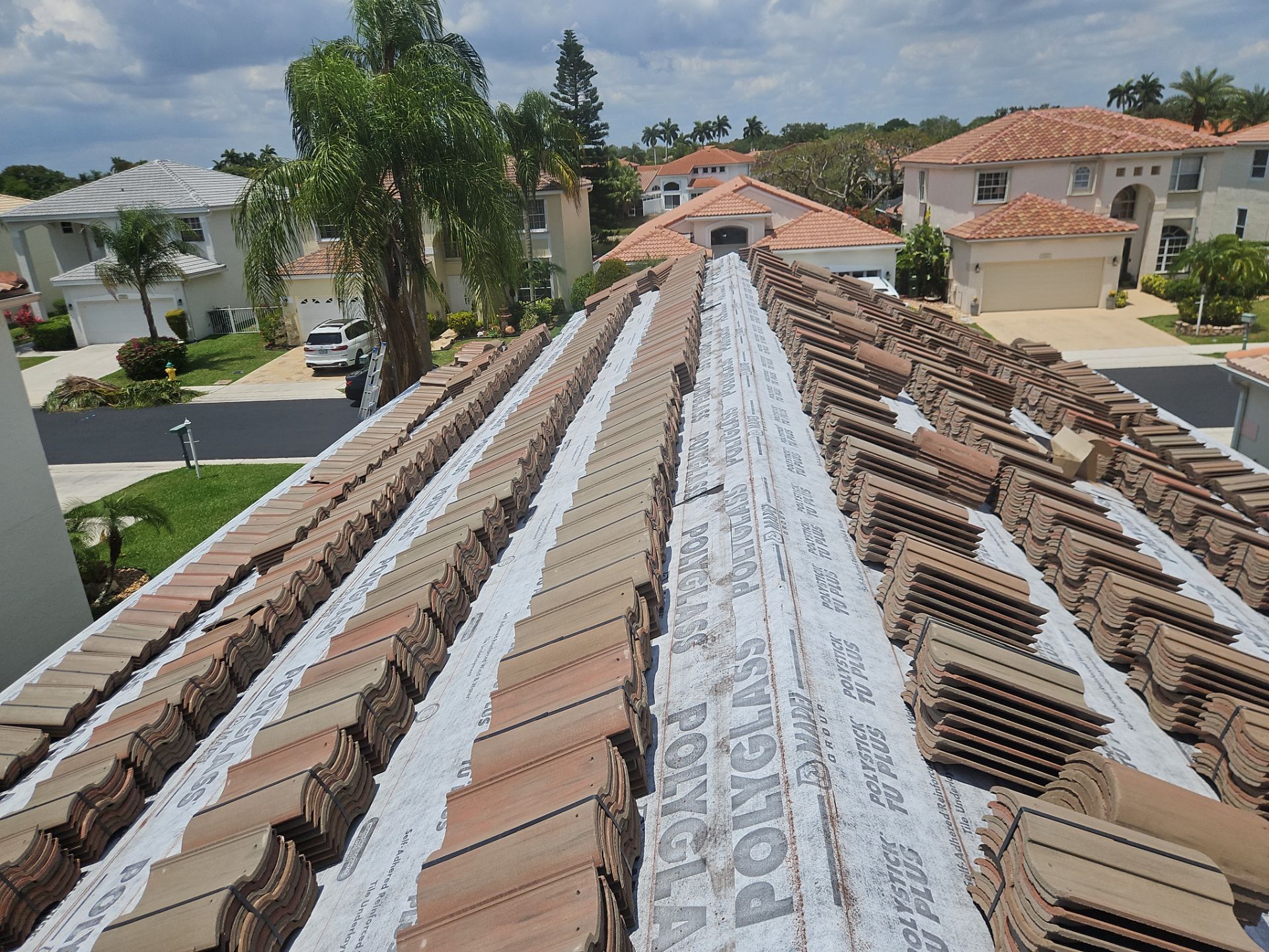 Residential Roofing Installation using WestLake Roofing Tile by BLUES BROTHERS ROOFING