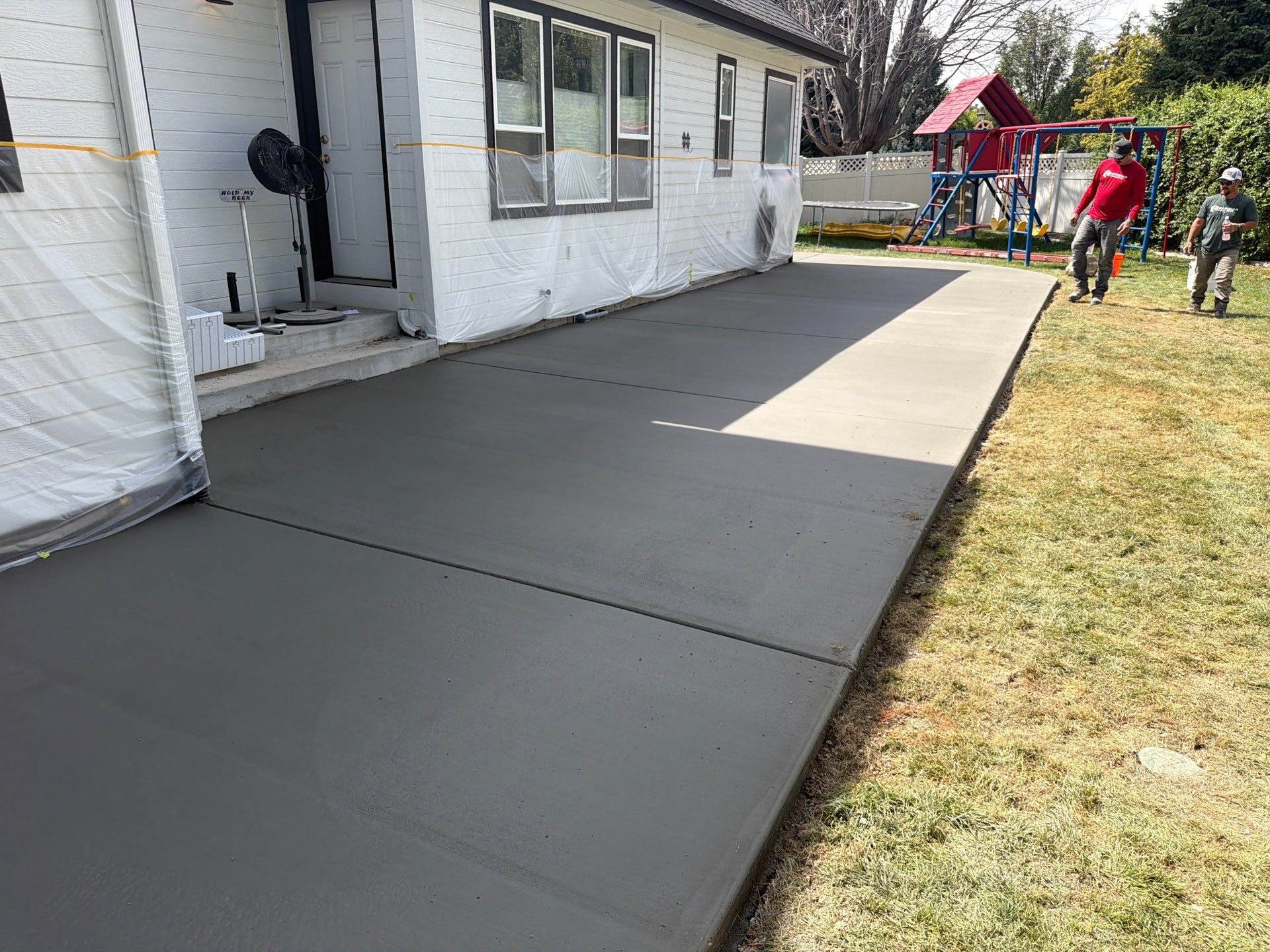 Patio Demo / New Install / Pool  by Meridian Concrete | Meridian Curbing & Landscape 