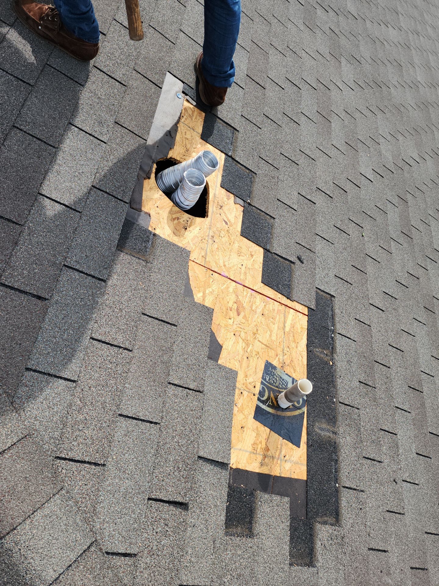 Residential Roofing Repair using Owen's Corning Duration (Lifetime) Shingles by Roof Repair Services LLC
