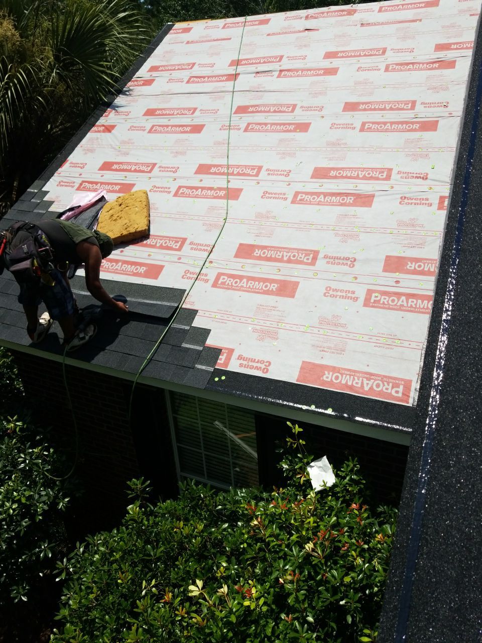 Residential Roofing Installation using Roof Replacement by American Roofing & Construction LLC