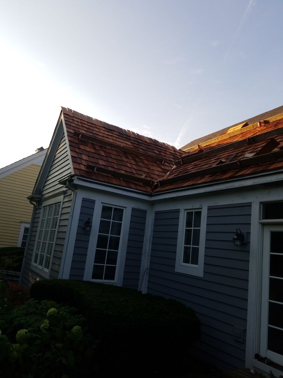 Cedar Roof Installation in Lake Forest by Custom Installations, Inc.