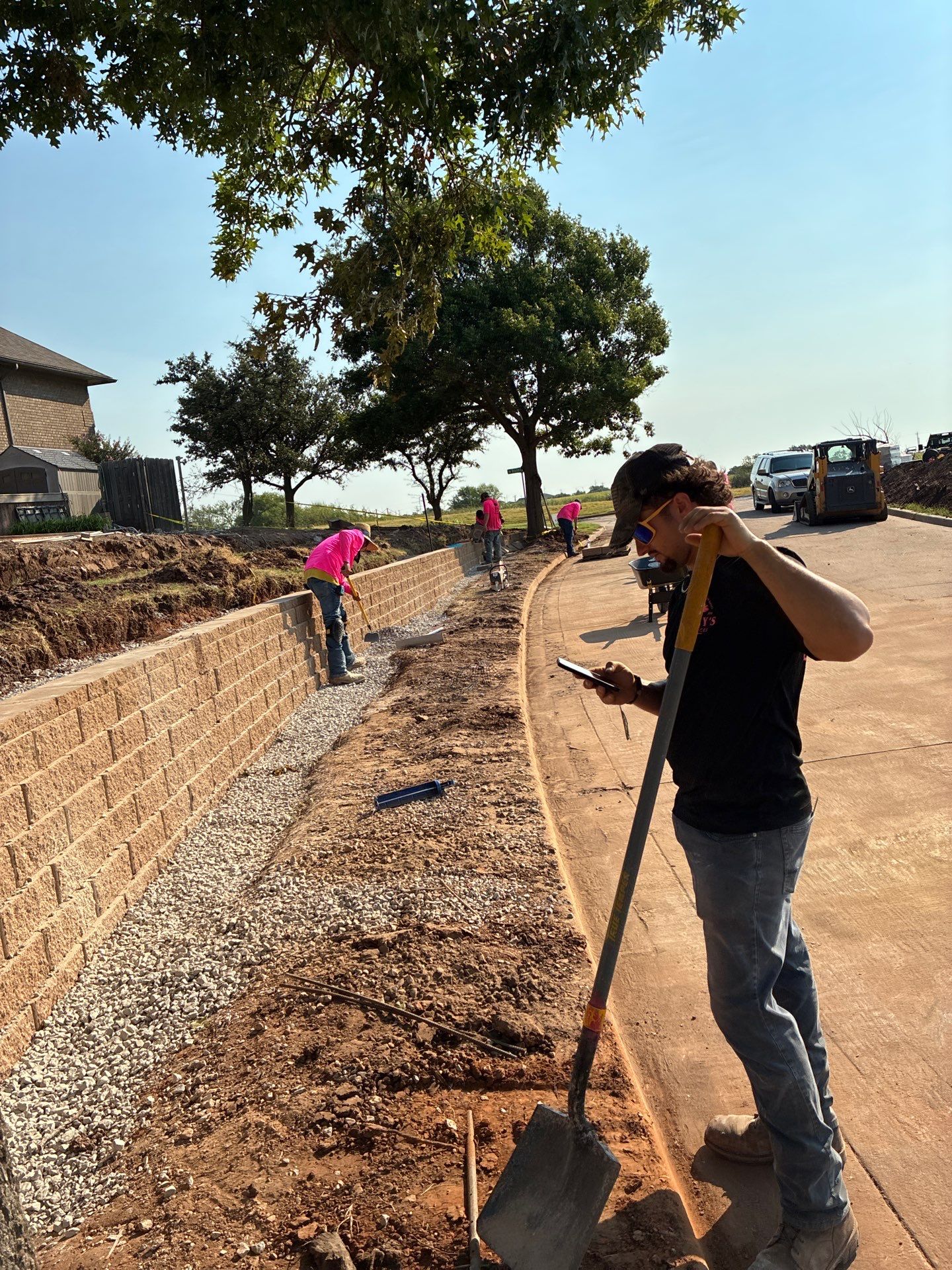 Retaining Wall by Clays Services Inc