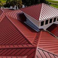 24ga 1.5" Mechanical Seam Colonial Red by Total Roofing System The Metal Roof Experts
