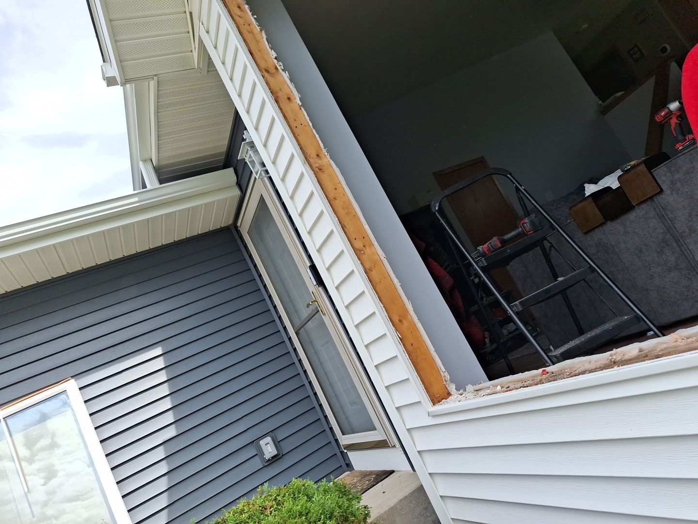 Window Installation using Provia Windows by Total Restoration Services 