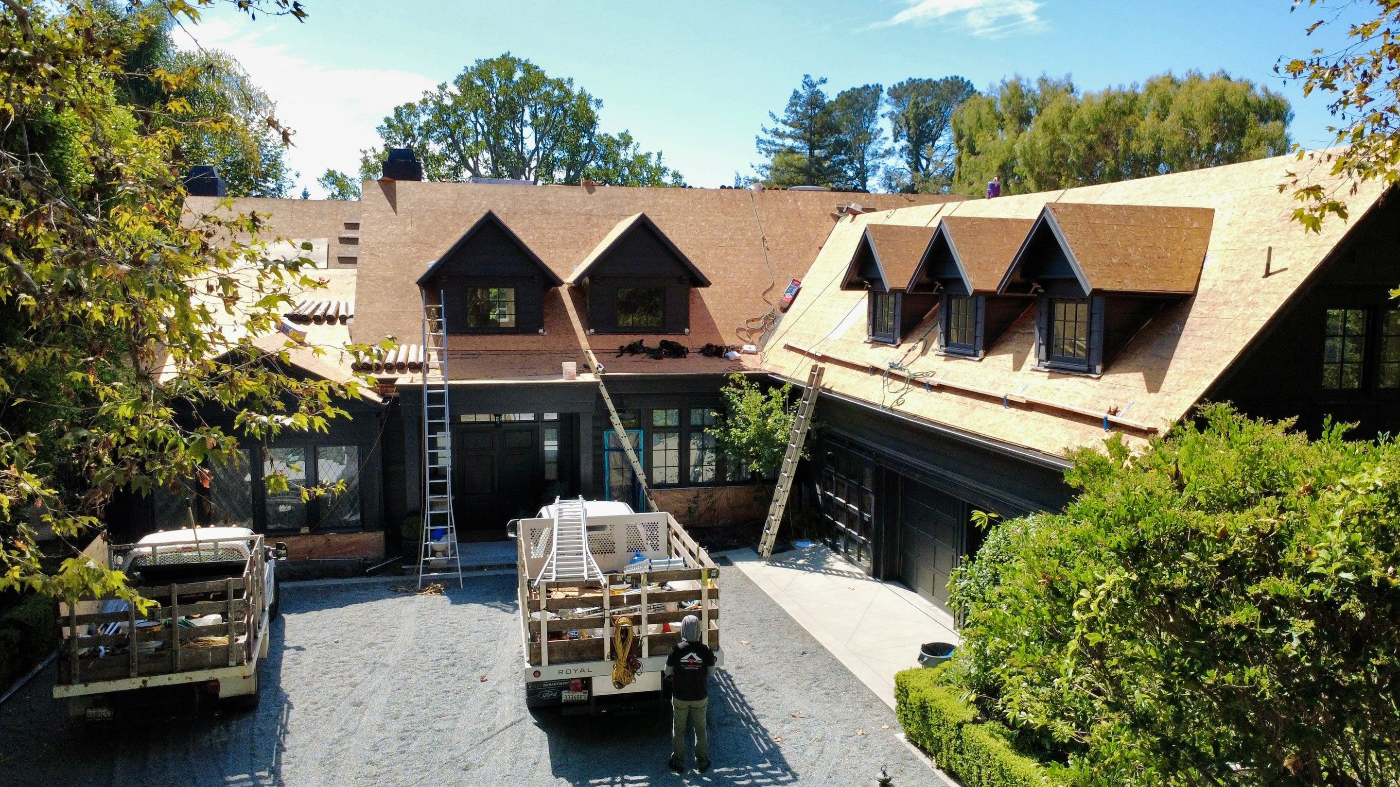 Synthetic Slate Tile Project in Brentwood by Hull Brothers Roofing