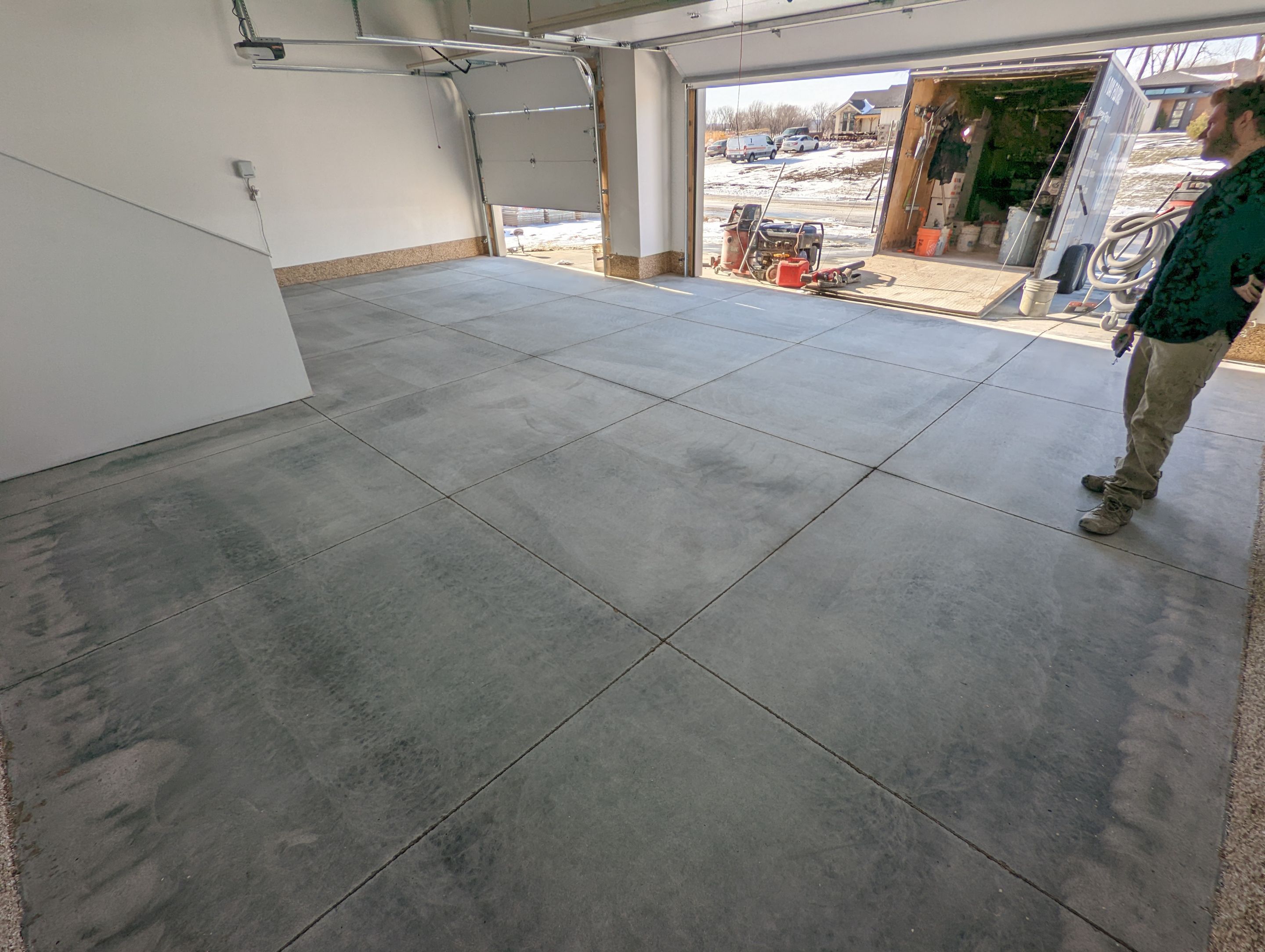 Garage using Sandstone by Select Painting, Coatings & Garage Cabinets