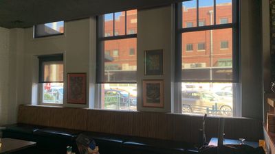 Screen Shades at The Oven in Downtown Lincoln