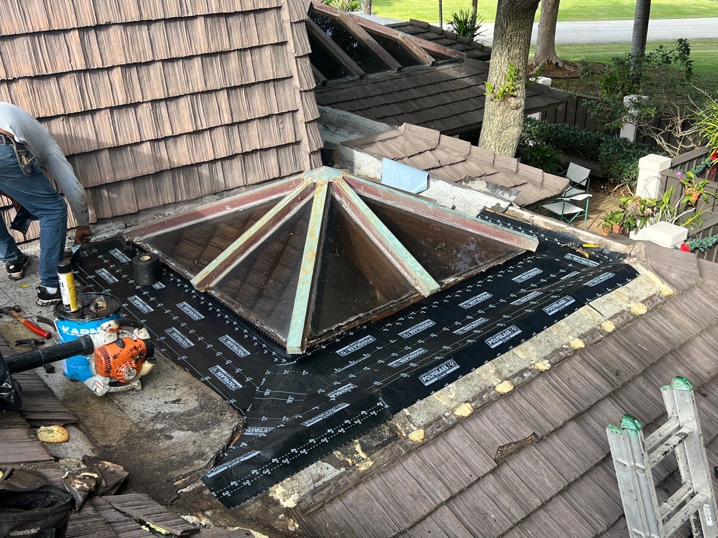 Gatehouse Rd., Sea Ranch Lakes, FL (Skylight Repair) by G&J Roofing 