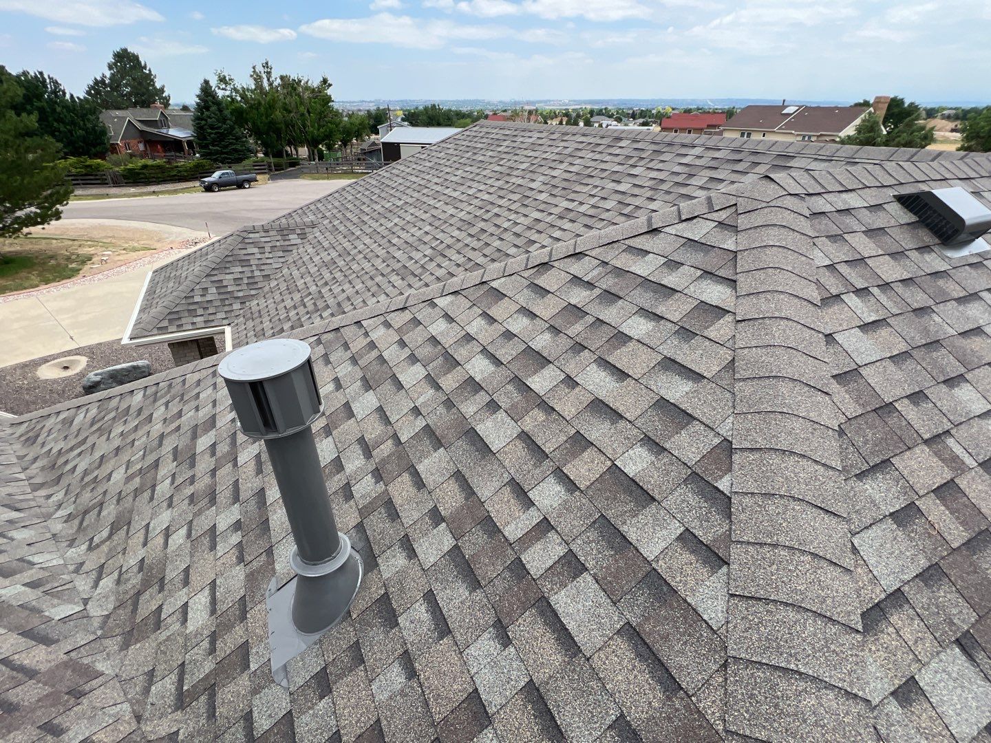 Residential Roofing Installation using Owens Corning TruDefinition - Driftwood  by A to Z Roofing