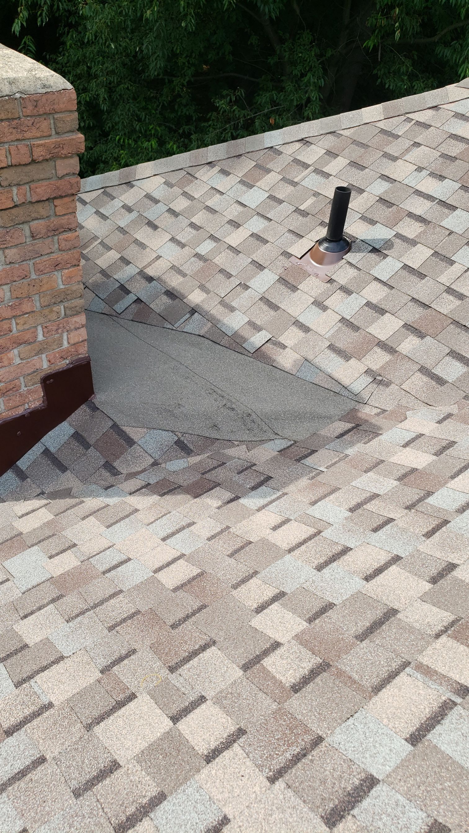 Brand: Atlas Pinnacle Color:  Majestic Shak Drip Edge: White by Eagle Eye Roofing