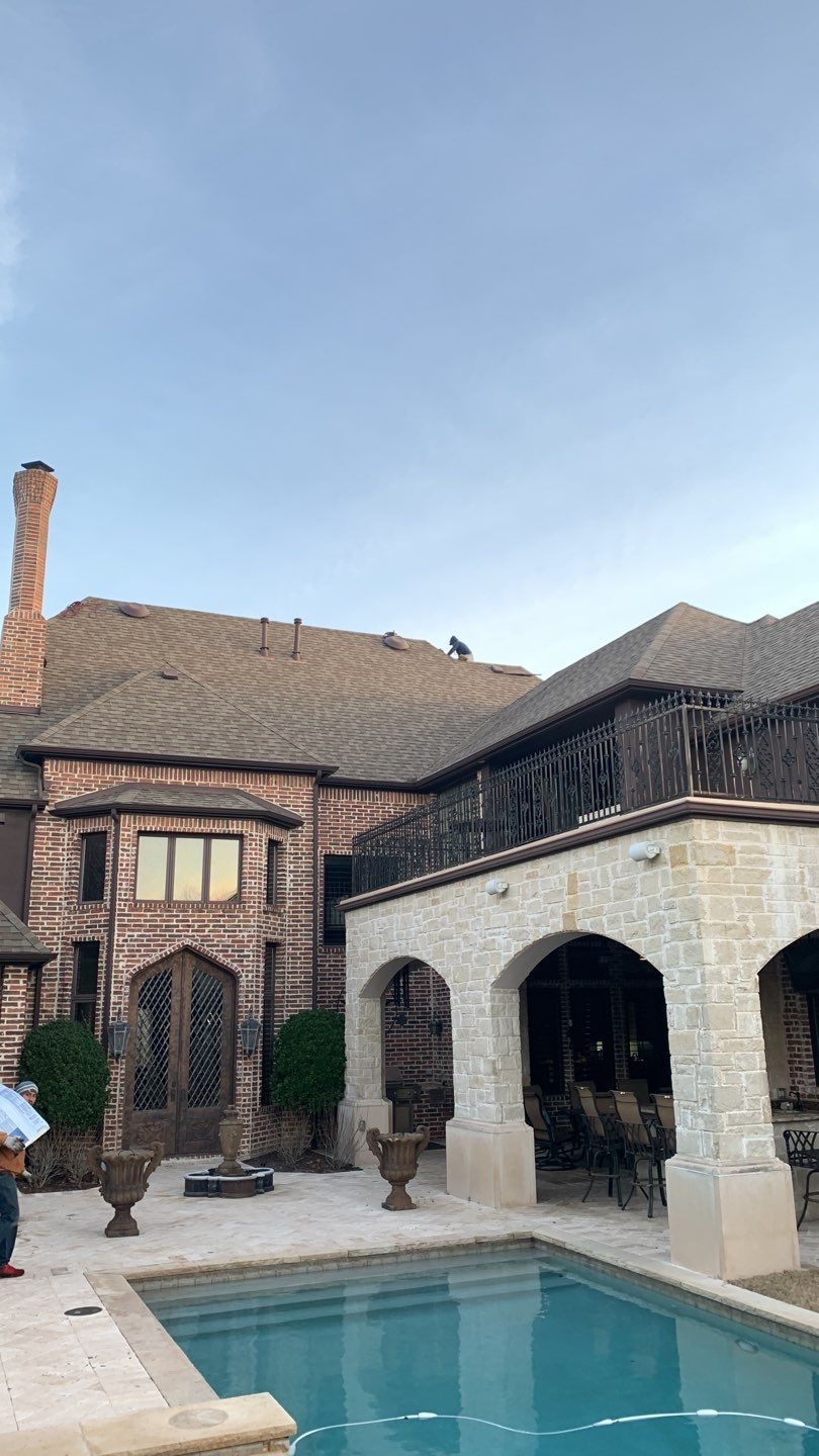 Full Roof Replacement On Beautiful Home in McKinney Texas by Elite Roofing LLC