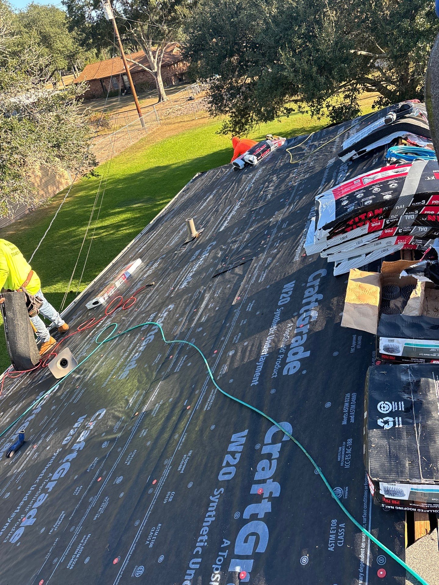 Residential Roofing Installation using Owen's Corning Duration (Lifetime) Shingles by Roof Repair Services LLC