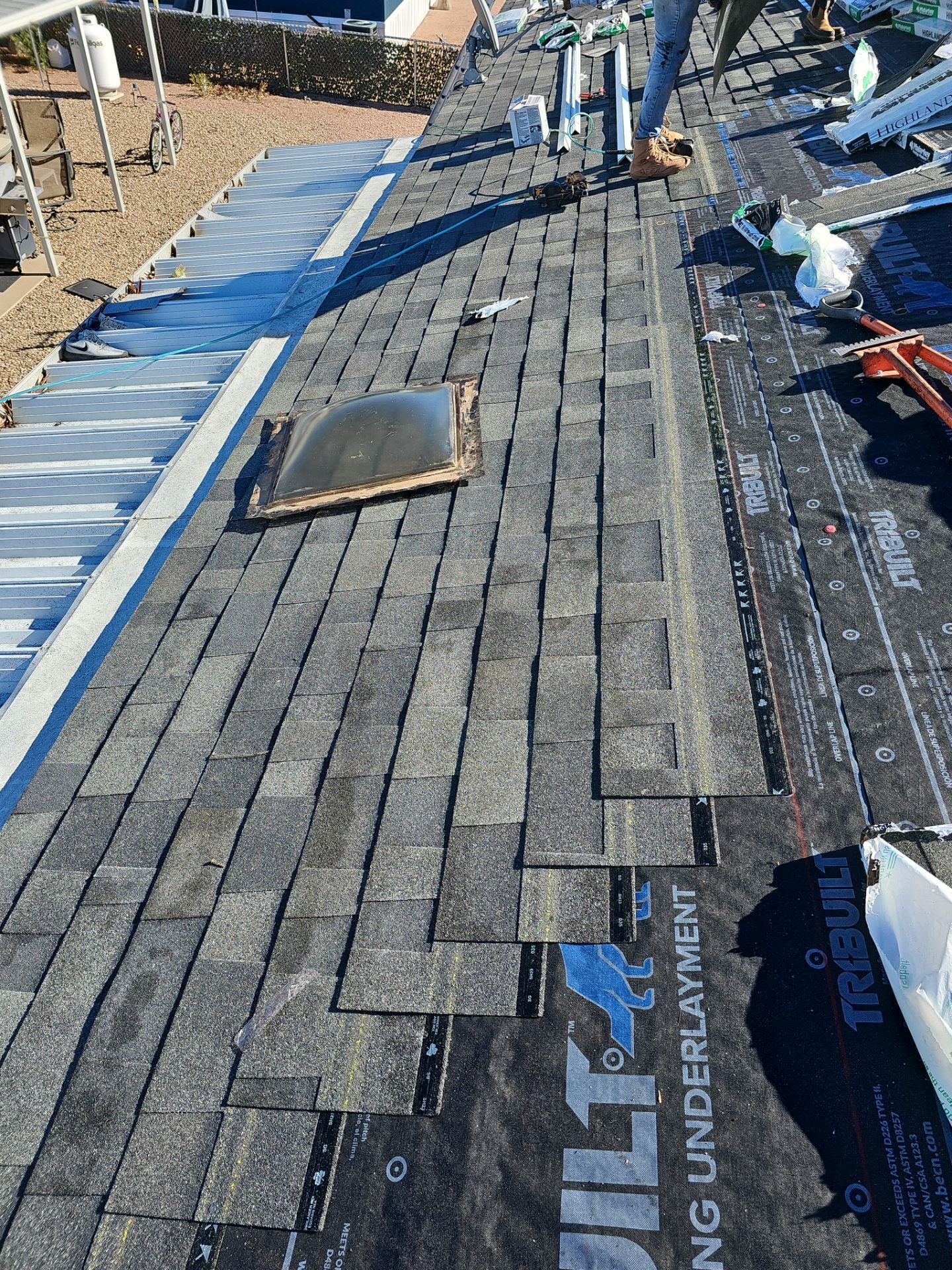 Residential Roofing Installation using Malarkey Shingles by Weather-Tite Exteriors LLC