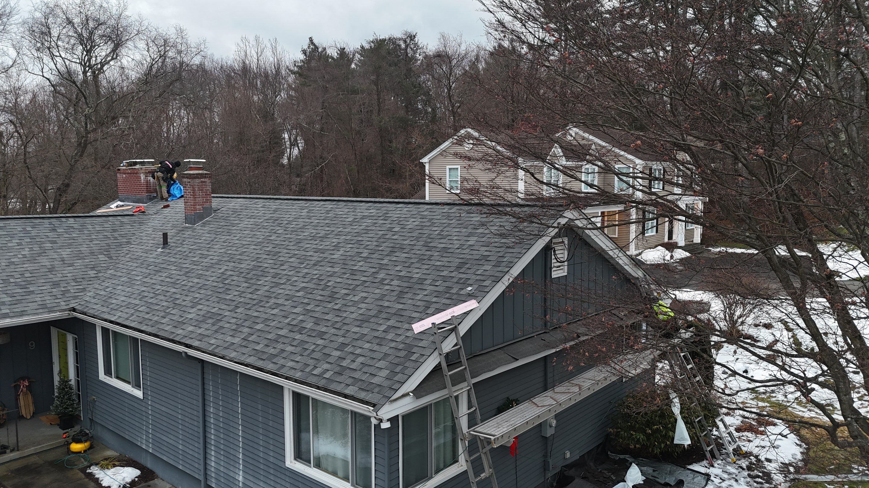 Owens Corning Duration: Estate Gray in West Hartford by Golden Shield Roofing
