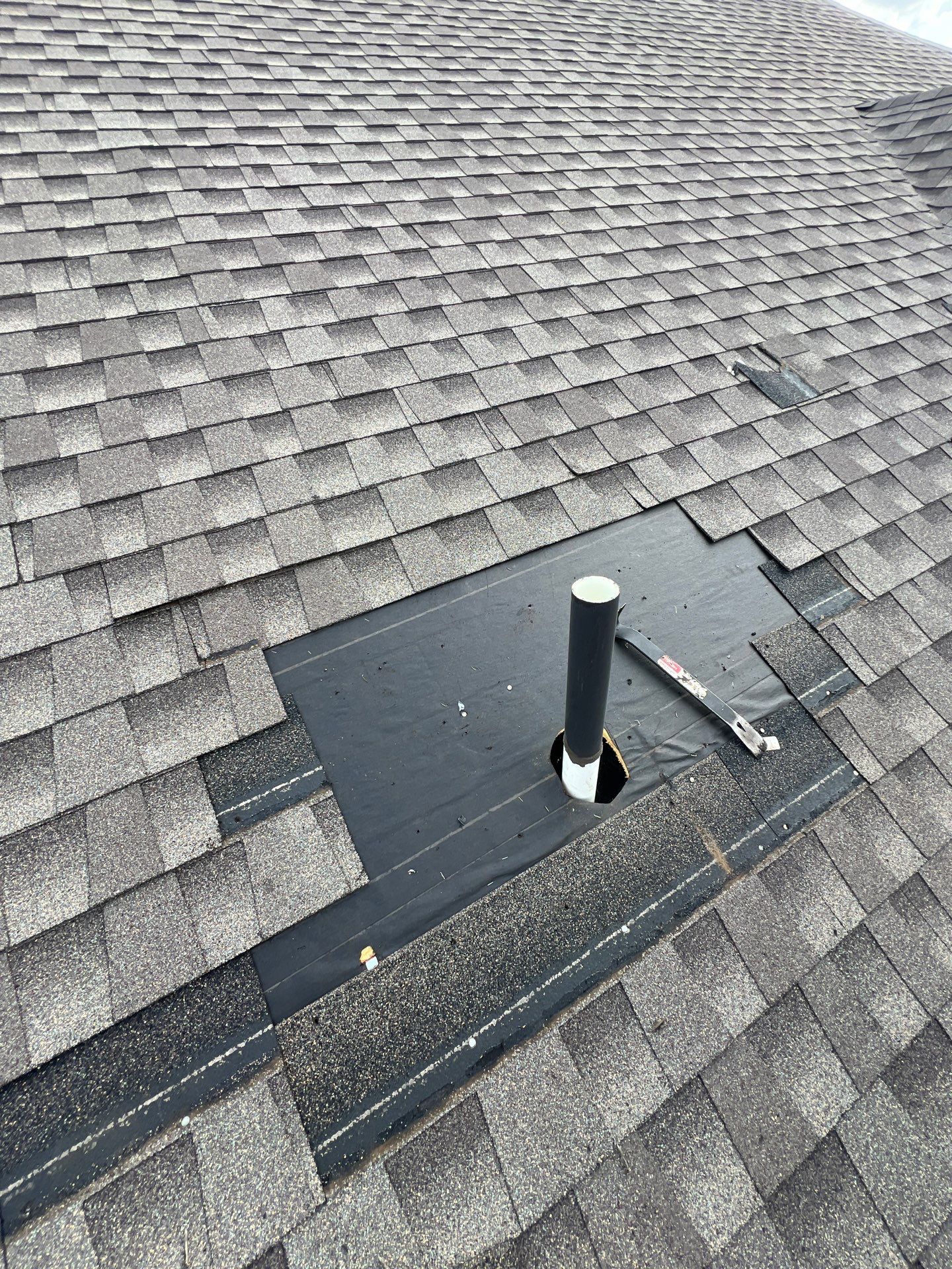 Hail Damage using Owen's Corning Duration (Lifetime) Shingles by Roof Repair Company