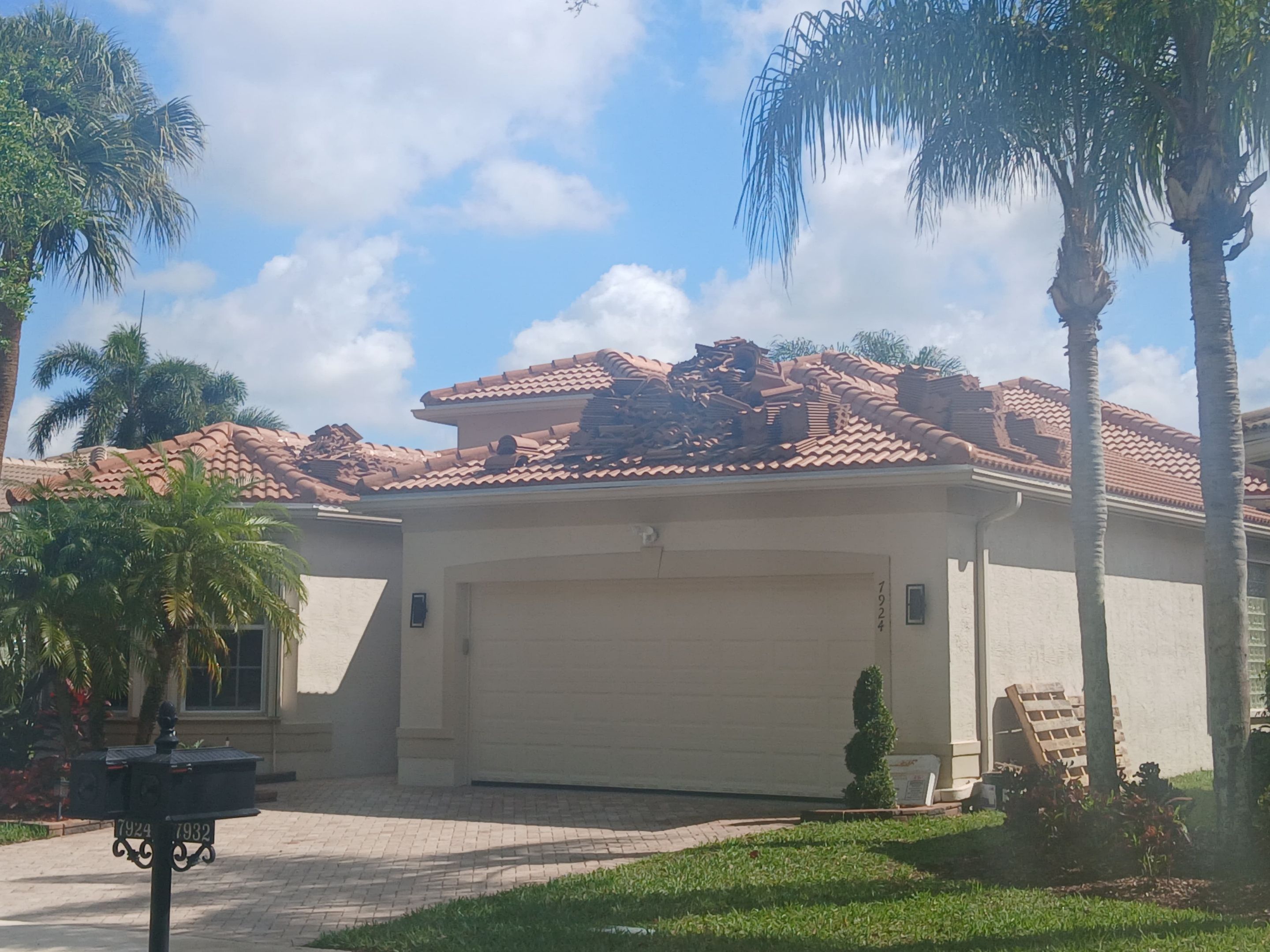 Full Concrete S-Tile Roof Replacement and Deck Repair in Wellington by Aastro Roofing