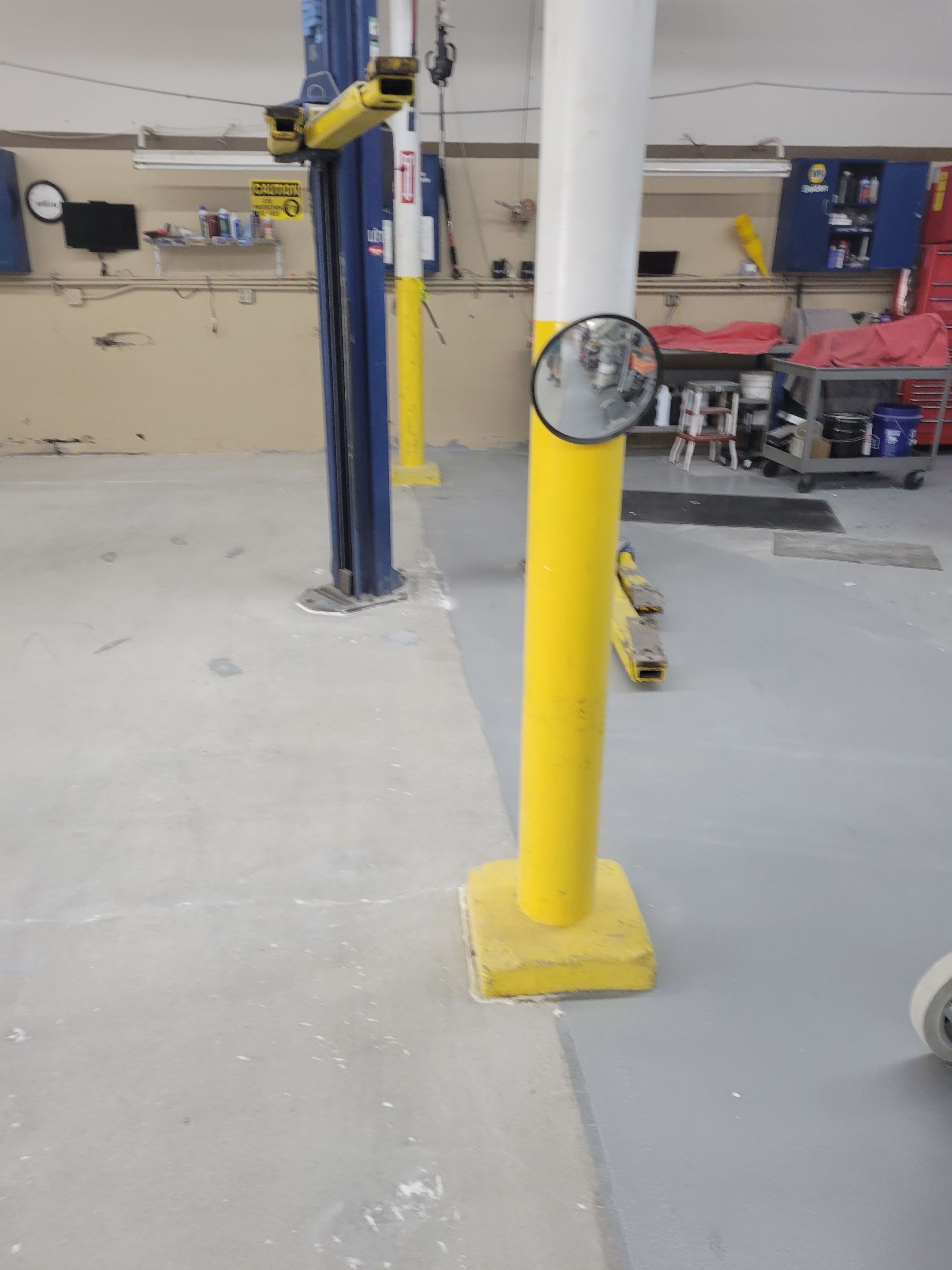 Commercial Floor Transformation using Penntek Shop Floor System by Croc Coatings, LLC