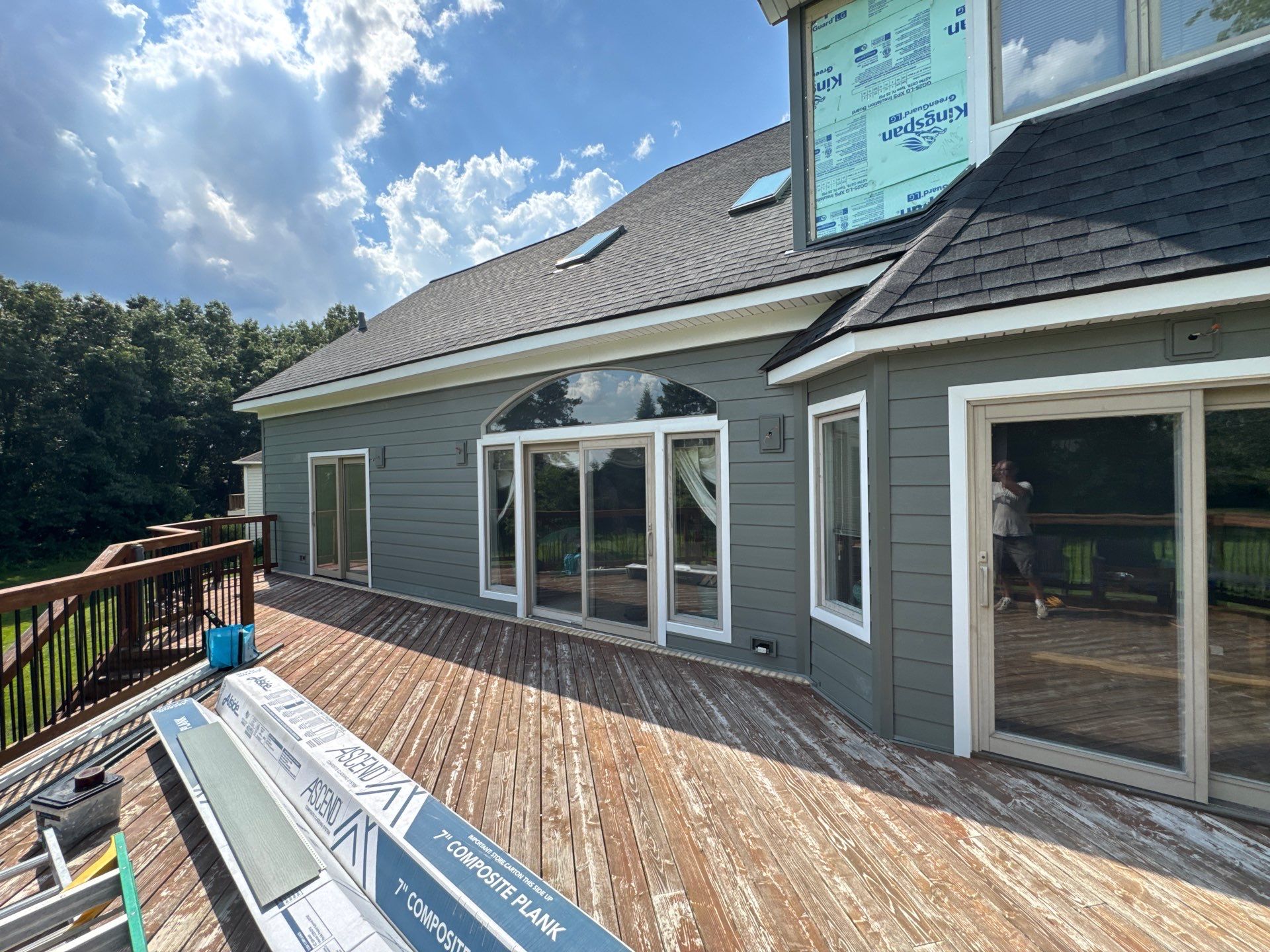 Siding Replacement using Alside Mountain Fern by 180 Contractors