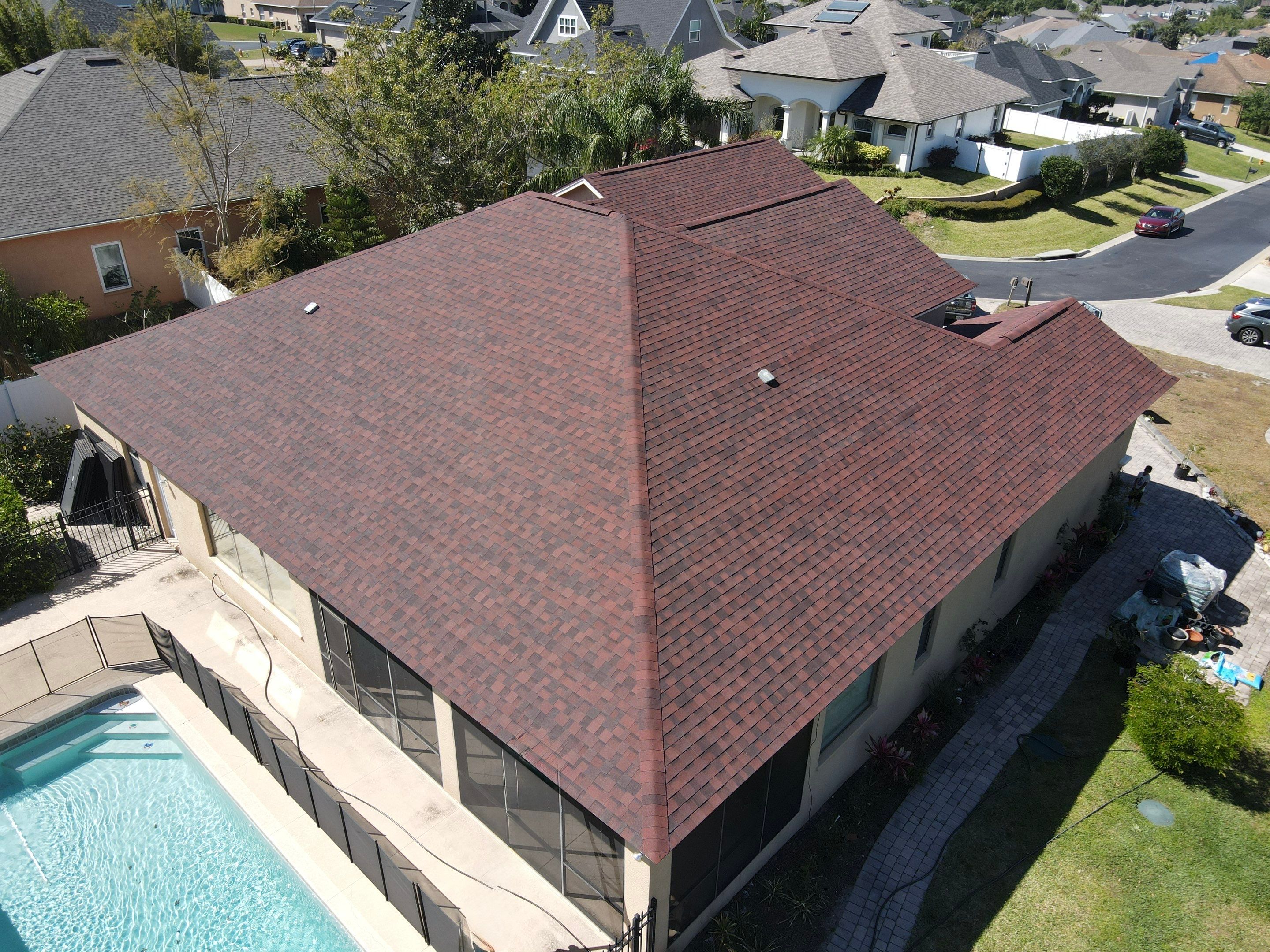 Roof replacement in Lakeland, FL. by Steadfast Roofing 