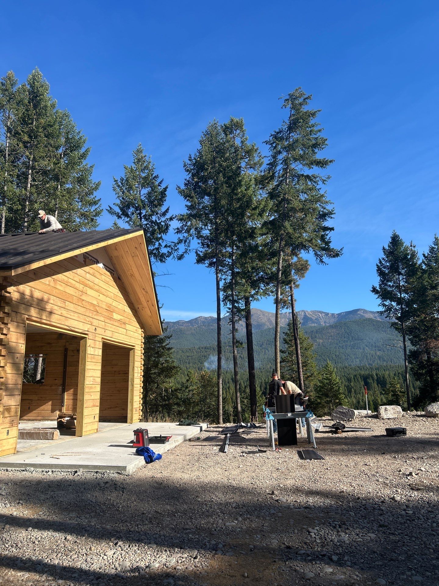 Mechanical Lock Standing Seam - CMG ULG Dark Bronze  by Montana Roofing Solutions