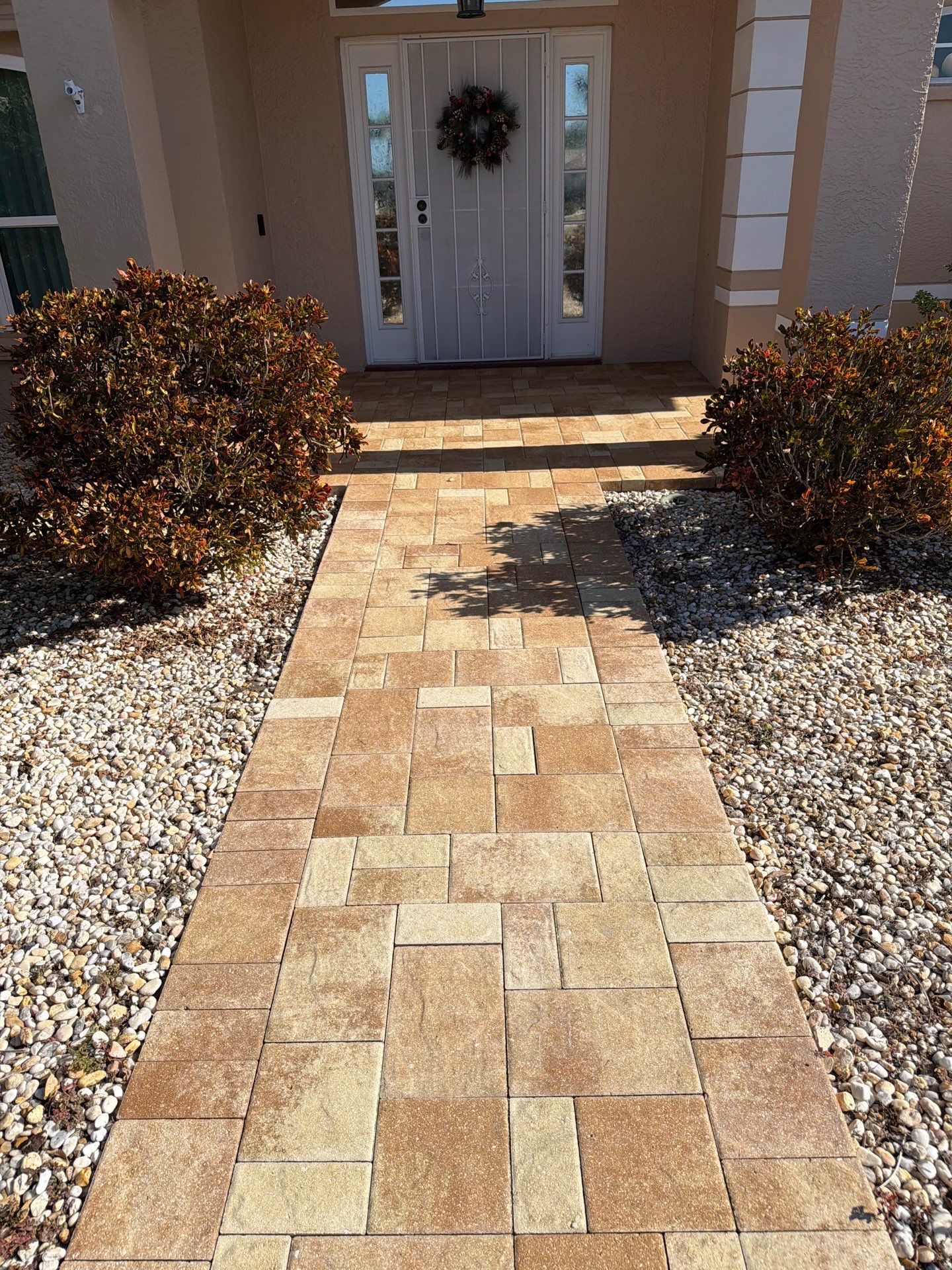 Driveway and Walkway Paver Sealing Project in Sun City Center by Supreme Paver Experts
