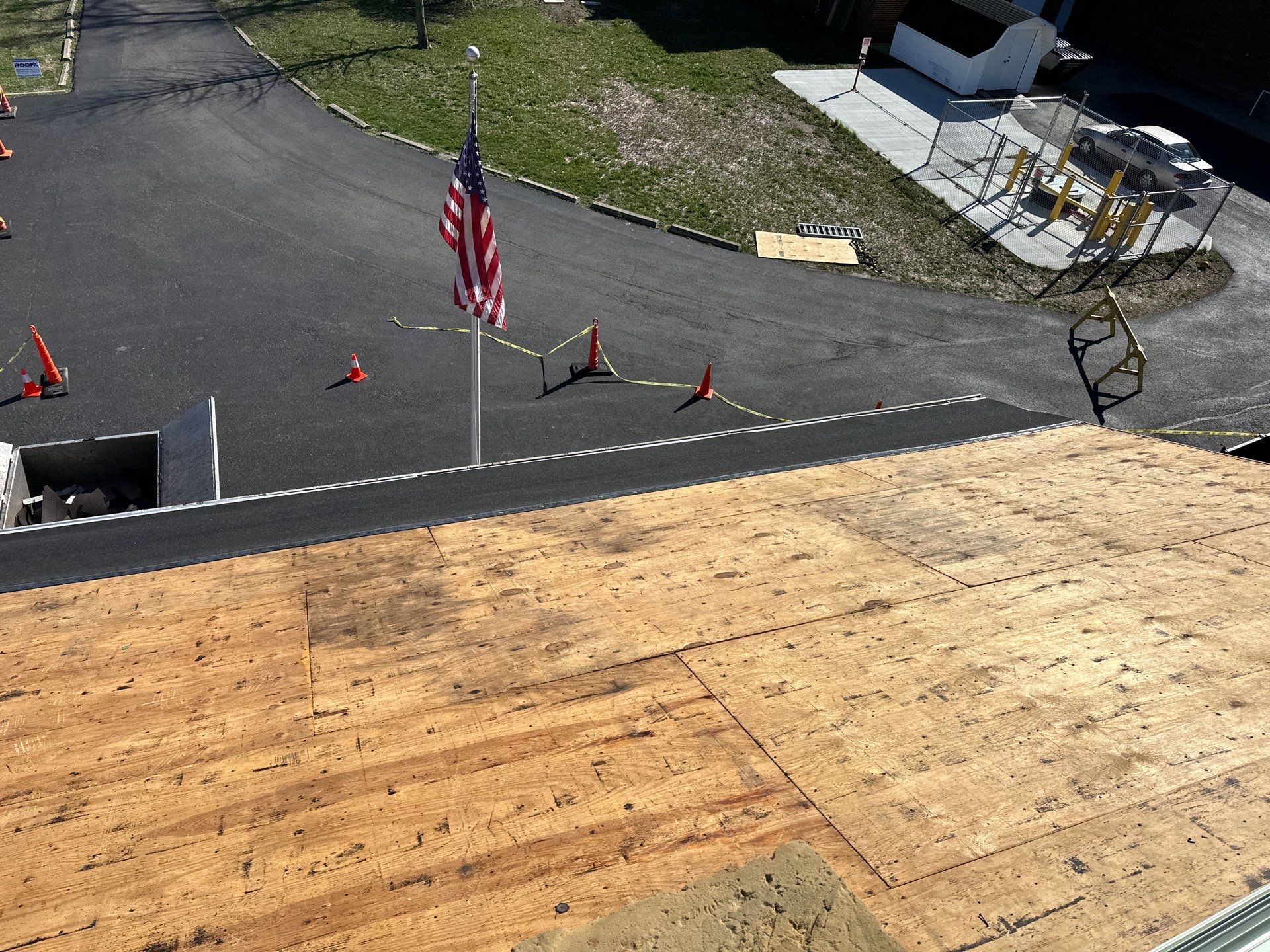 Commercial Roofing Installation using Timberline HDZ Shingles - Pewter Gray by RoofX 