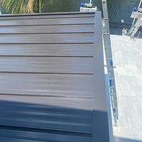 .032 Aluminum 1.5" Mechanical Seam Dark Bronze  by Total Roofing System The Metal Roof Experts