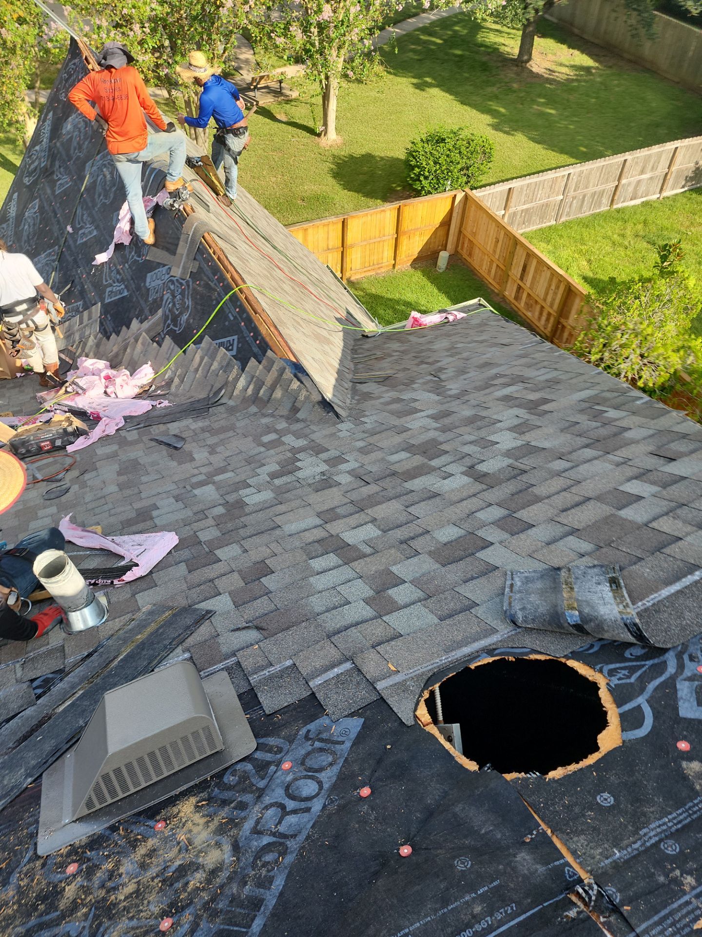 Residential Roofing Installation using Owen's Corning Duration (Lifetime) Shingles by Roof Repair Company